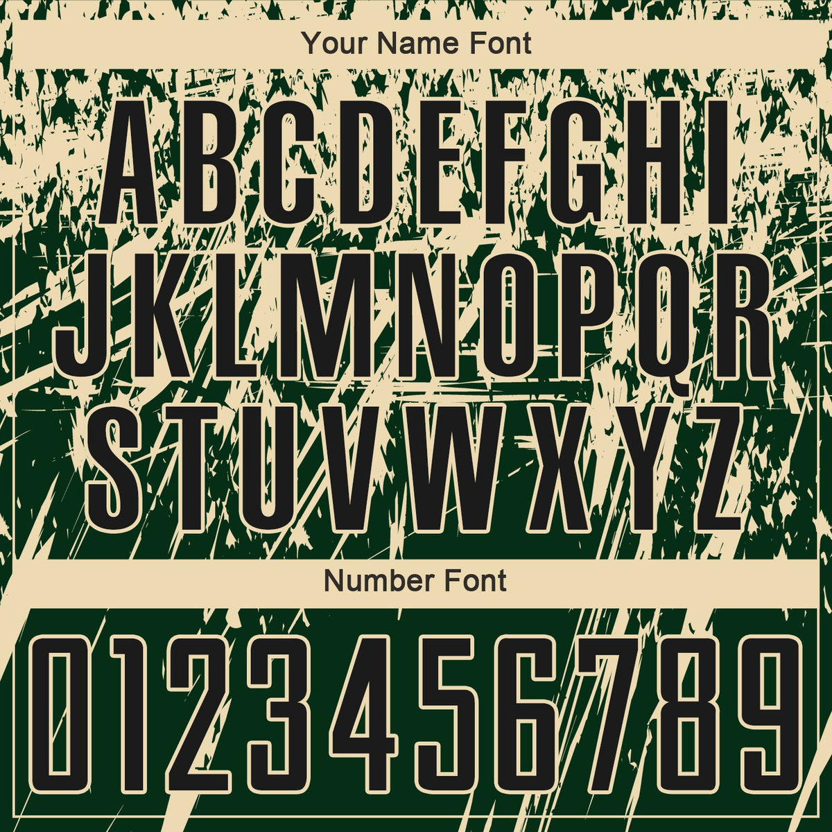 Custom Green Black-Cream Sublimation Soccer Uniform Jersey Limited