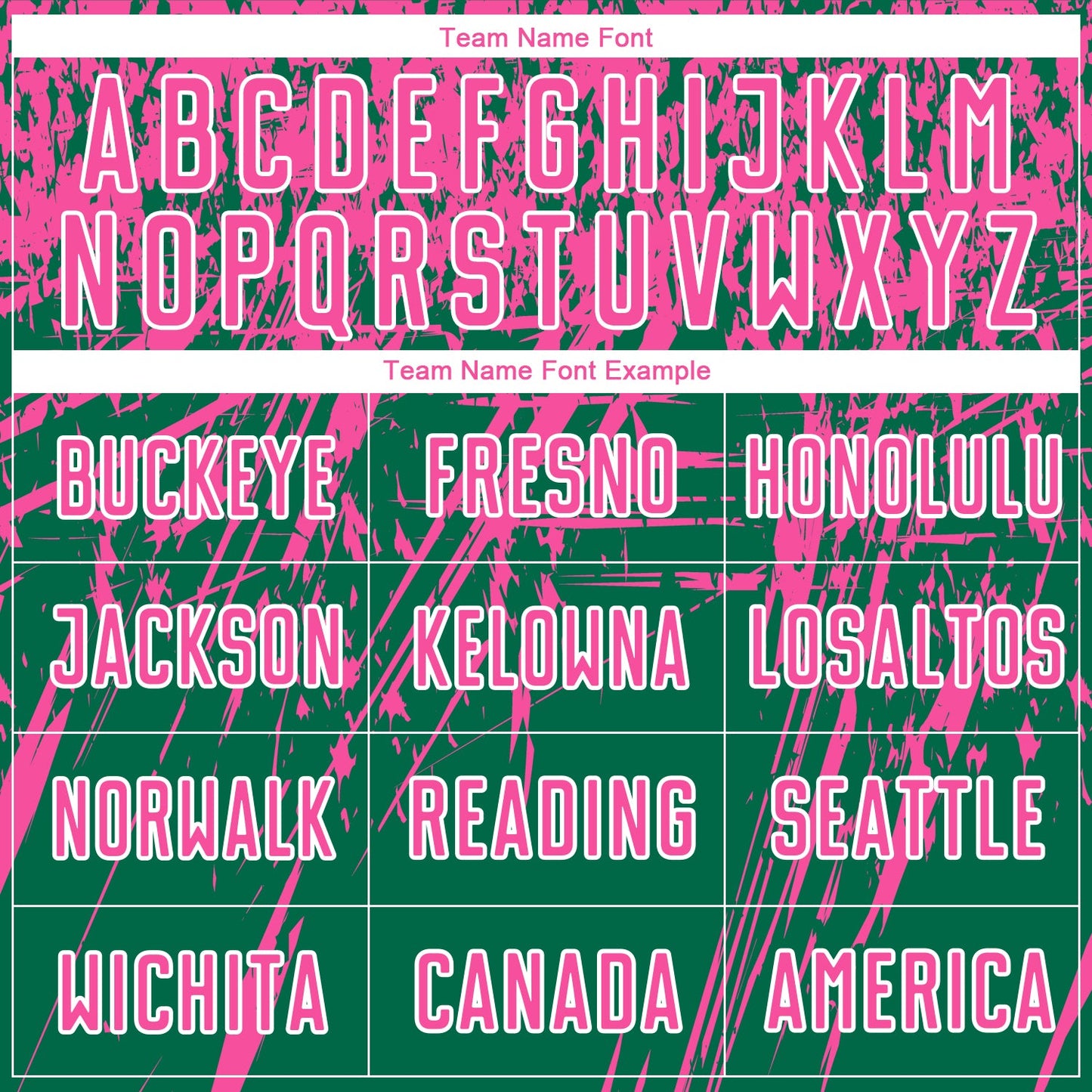 Custom Kelly Green Pink-White Sublimation Soccer Uniform Jersey Limited