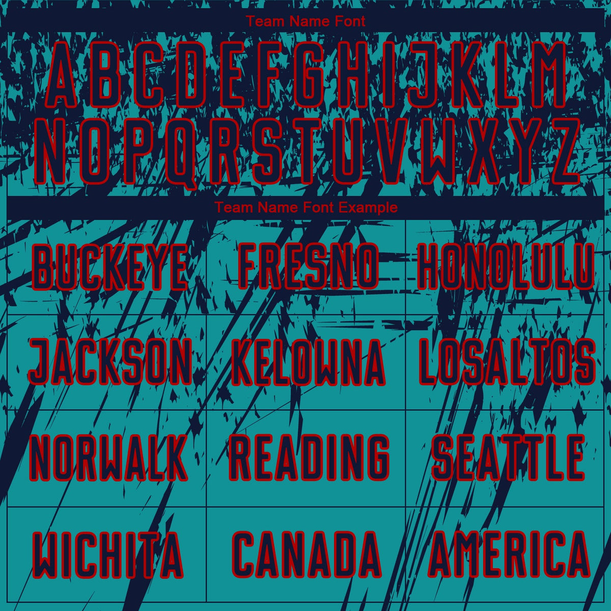 Custom Teal Navy-Red Sublimation Soccer Uniform Jersey Limited