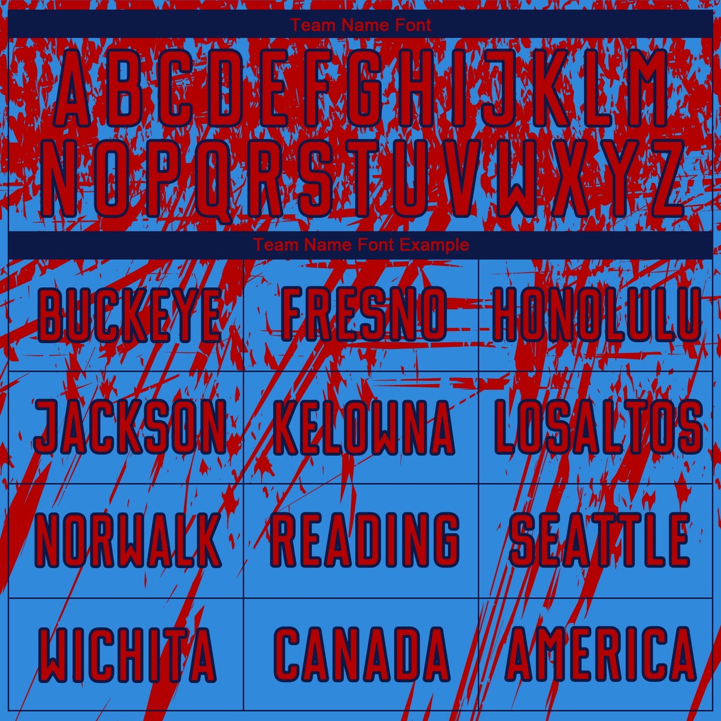 Custom Powder Blue Red-Navy Sublimation Soccer Uniform Jersey Limited