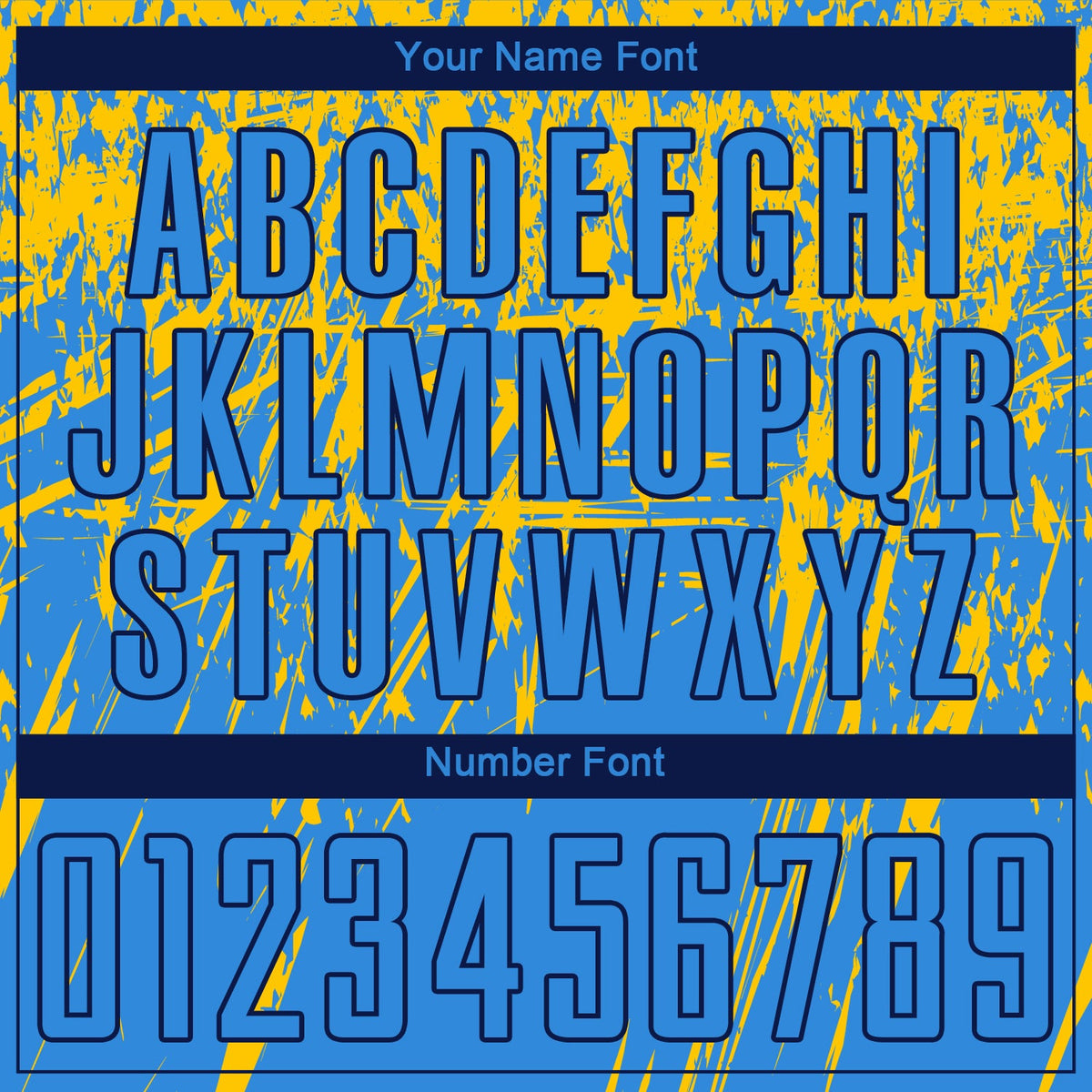 Custom Powder Blue Yellow-Navy Sublimation Soccer Uniform Jersey Limited