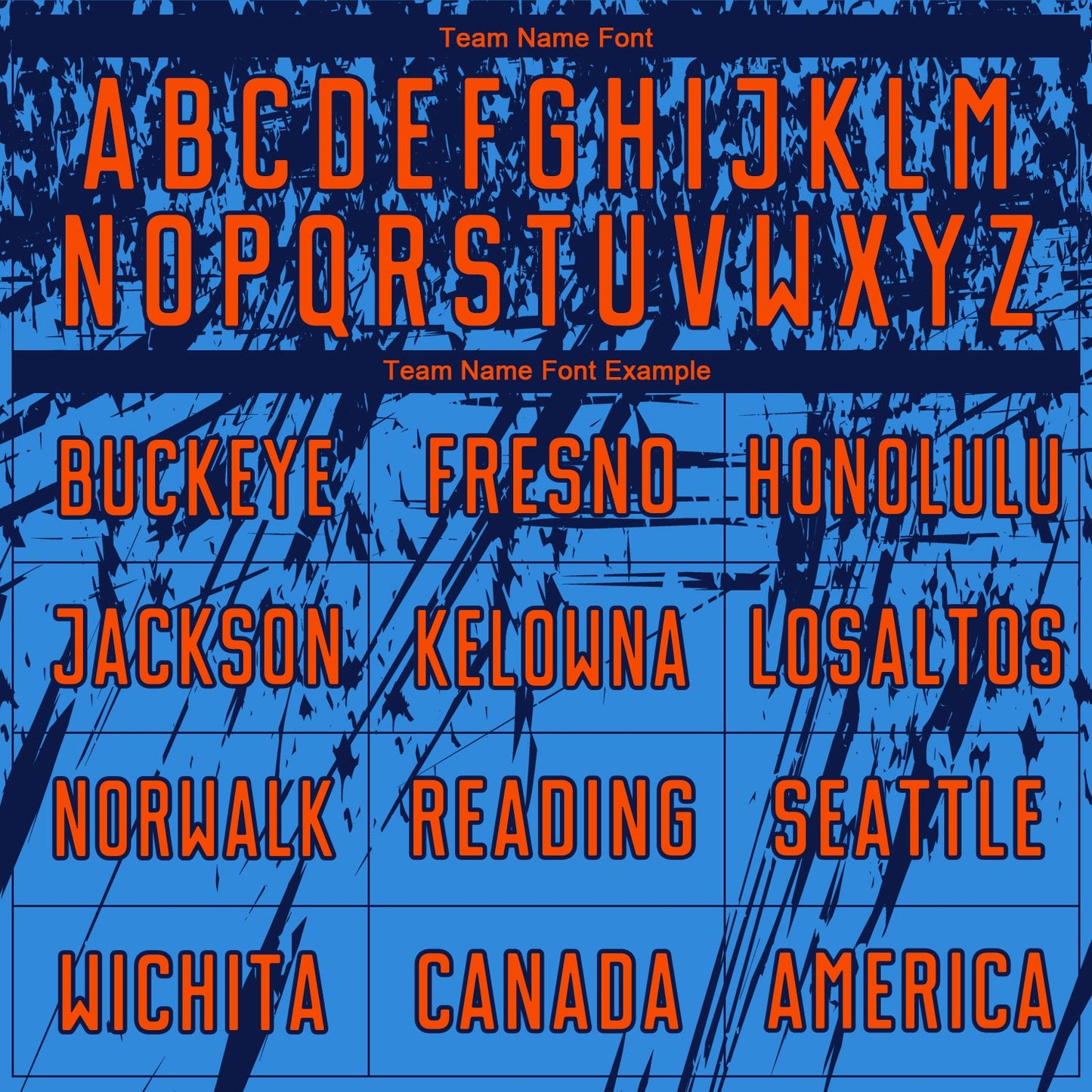 Custom Powder Blue Orange-Navy Sublimation Soccer Uniform Jersey Limited