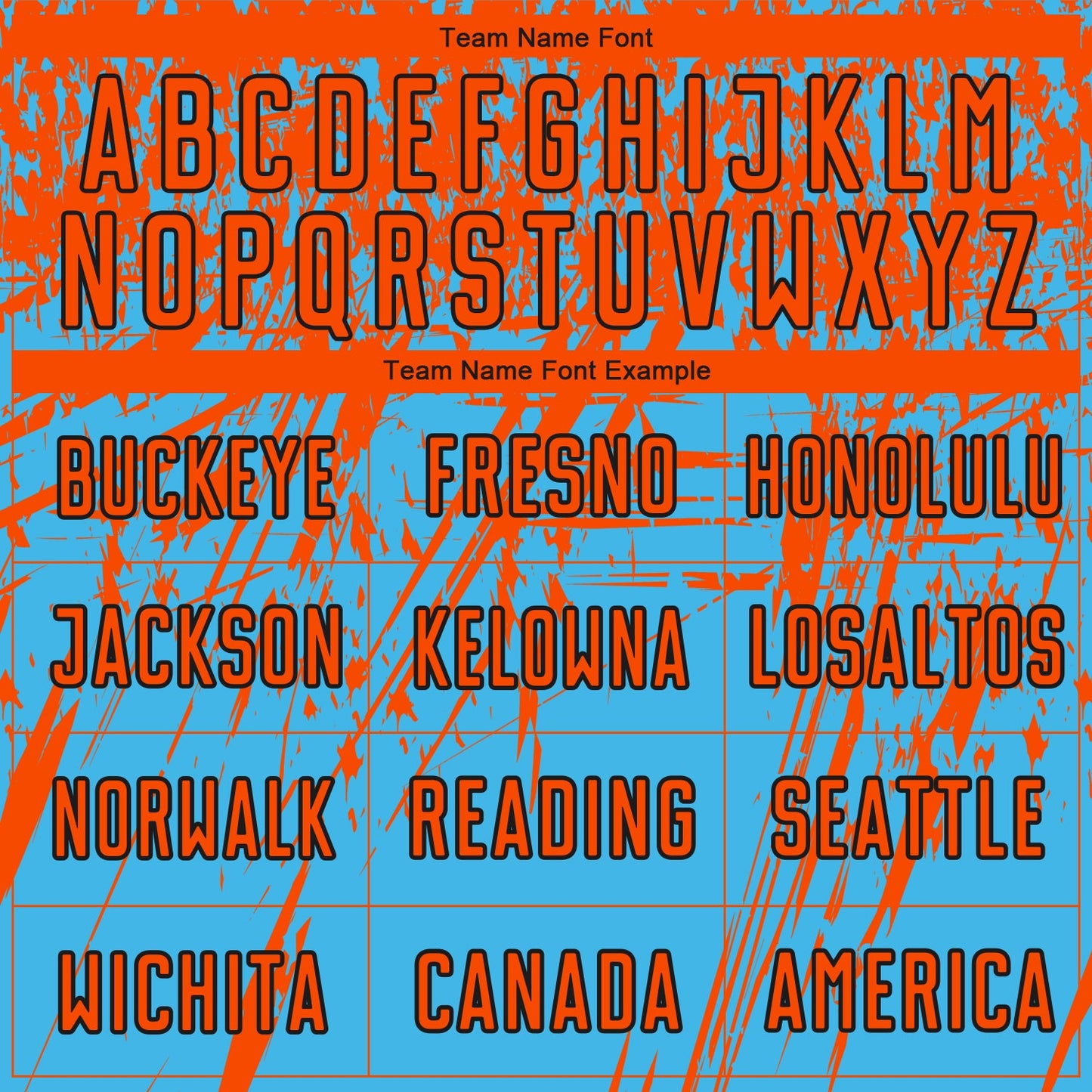 Custom Sky Blue Orange-Black Sublimation Soccer Uniform Jersey Limited