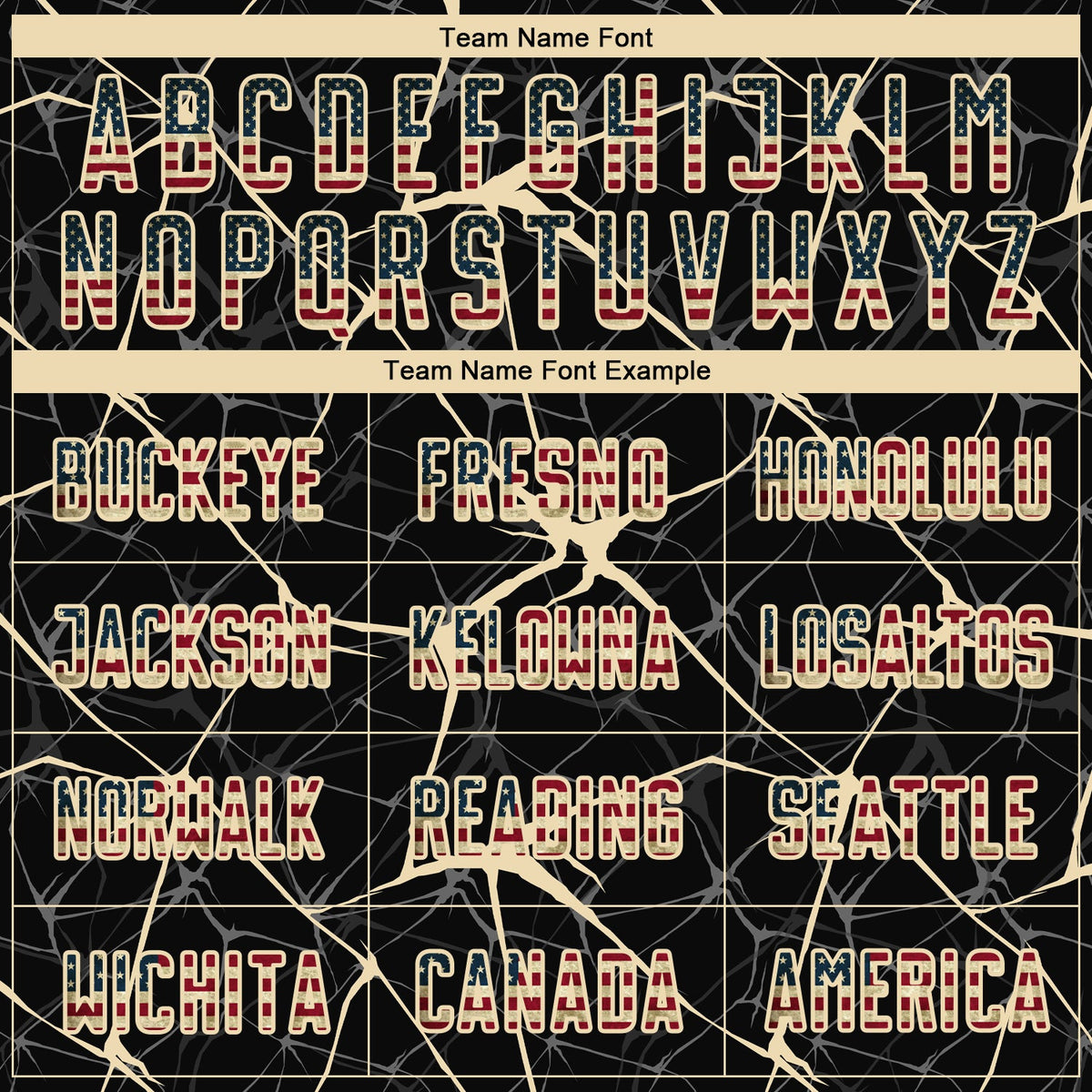 Custom Black Vintage USA Flag-City Cream Sublimation Soccer Uniform Jersey Limited