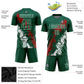 Custom Green Red-White Sublimation Mexico Soccer Uniform Jersey Limited