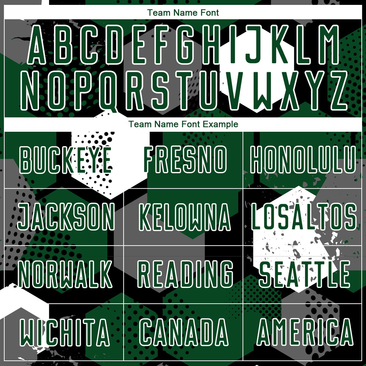 Custom Green Black-White Sublimation Soccer Uniform Jersey Limited