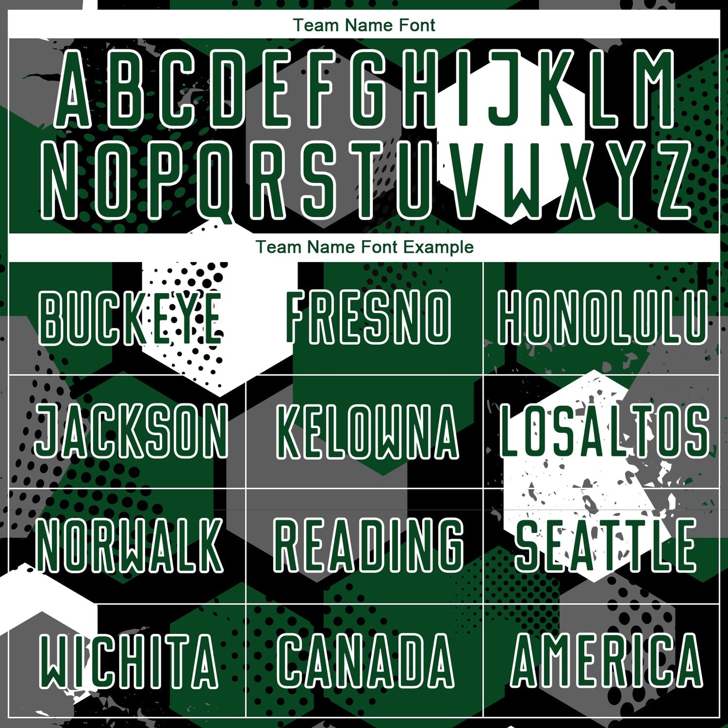 Custom Green Black-White Sublimation Soccer Uniform Jersey Limited