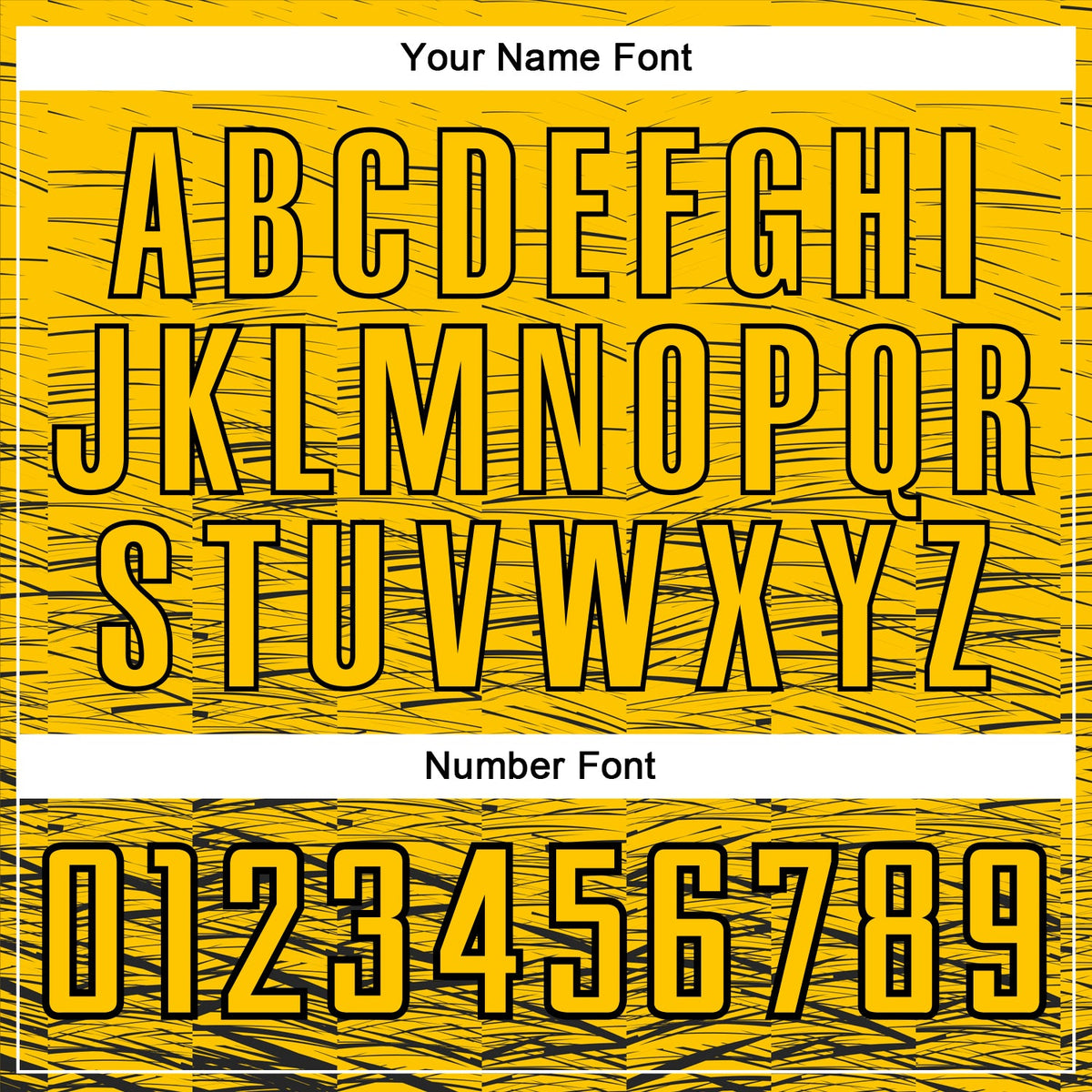 Custom Yellow Black Sublimation Soccer Uniform Jersey Limited