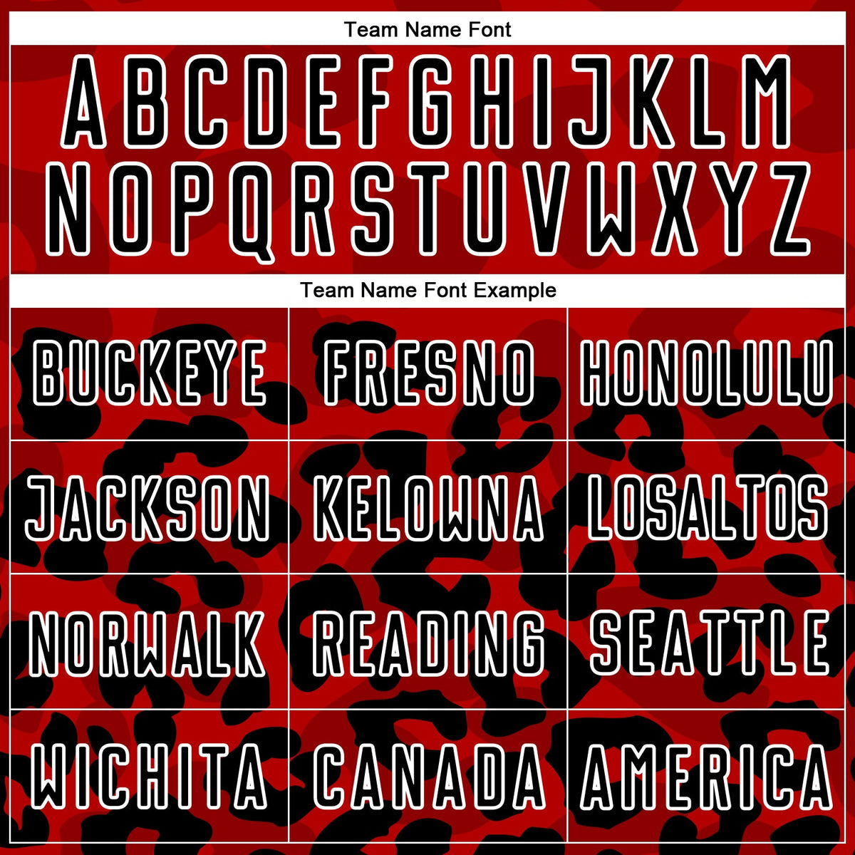 Custom Red Black-White Animal Print Sublimation Soccer Uniform Jersey Limited