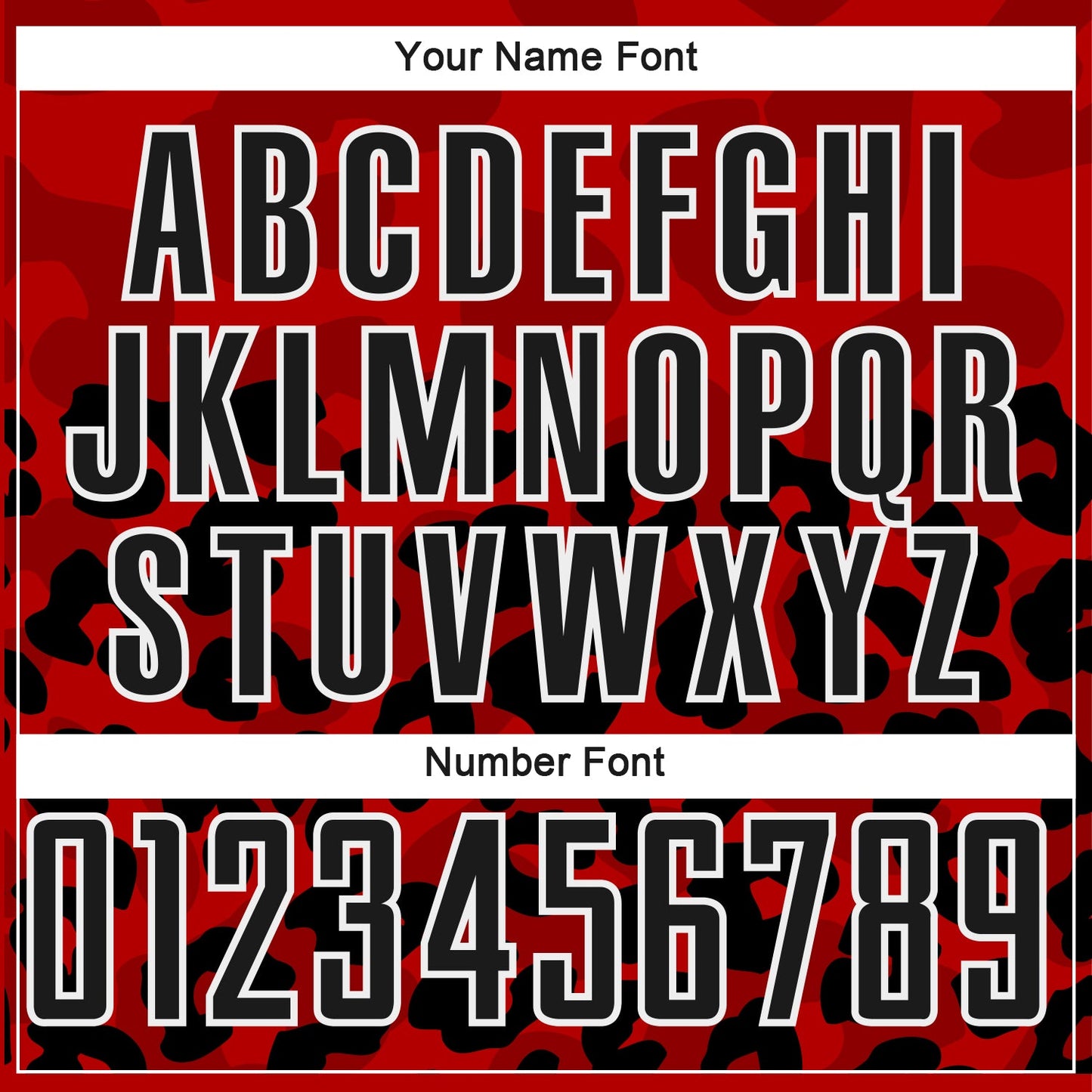 Custom Red Black-White Animal Print Sublimation Soccer Uniform Jersey Limited