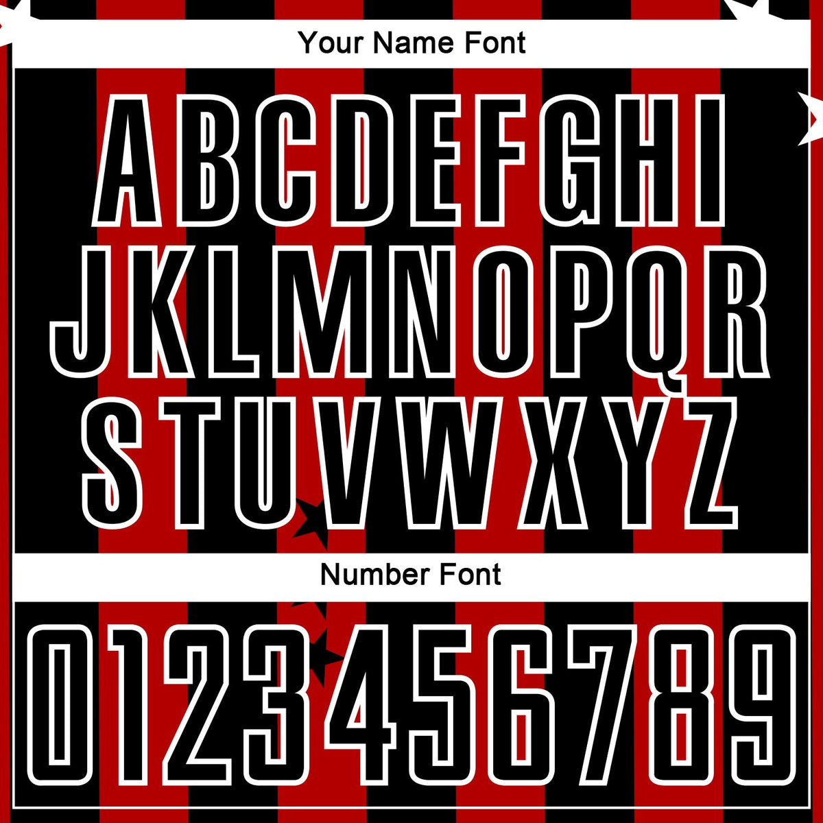 Custom Red Black-White Stars And Squares Sublimation Soccer Uniform Jersey Limited