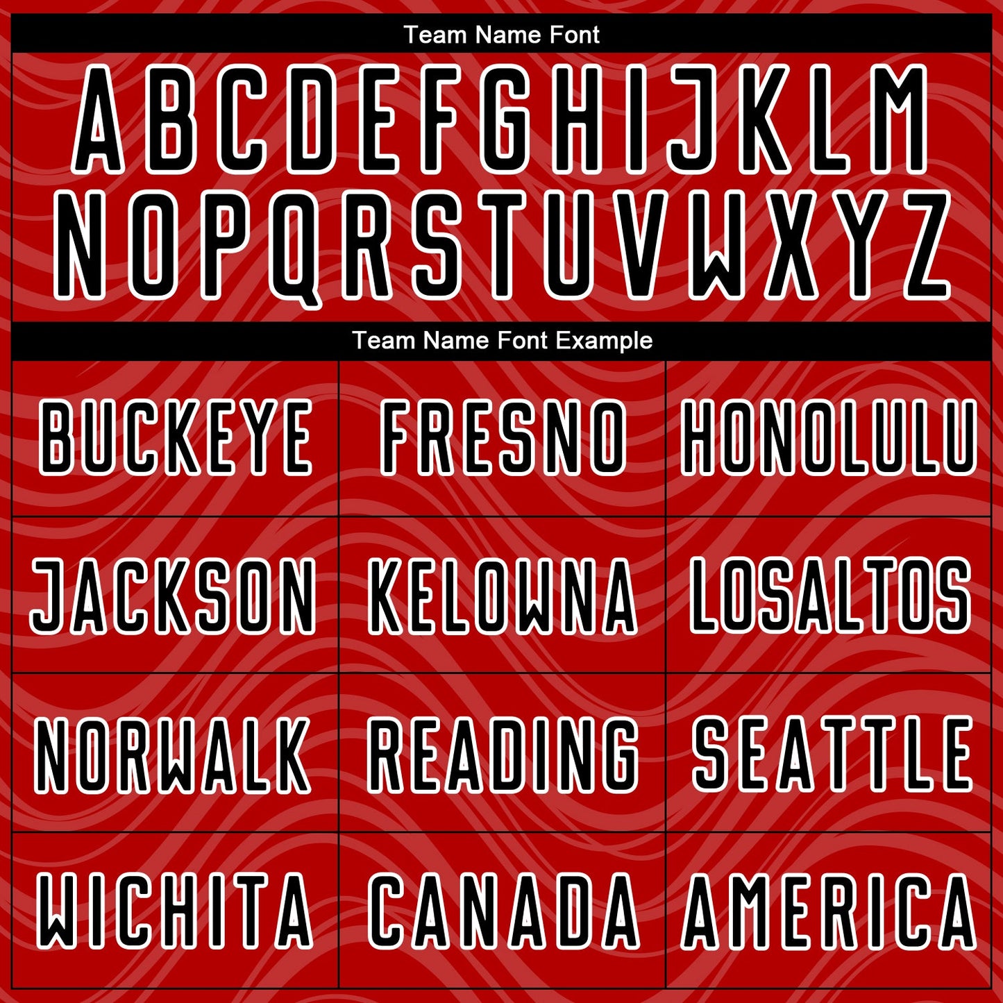 Custom Red Black-White Wavy Lines Sublimation Soccer Uniform Jersey Limited