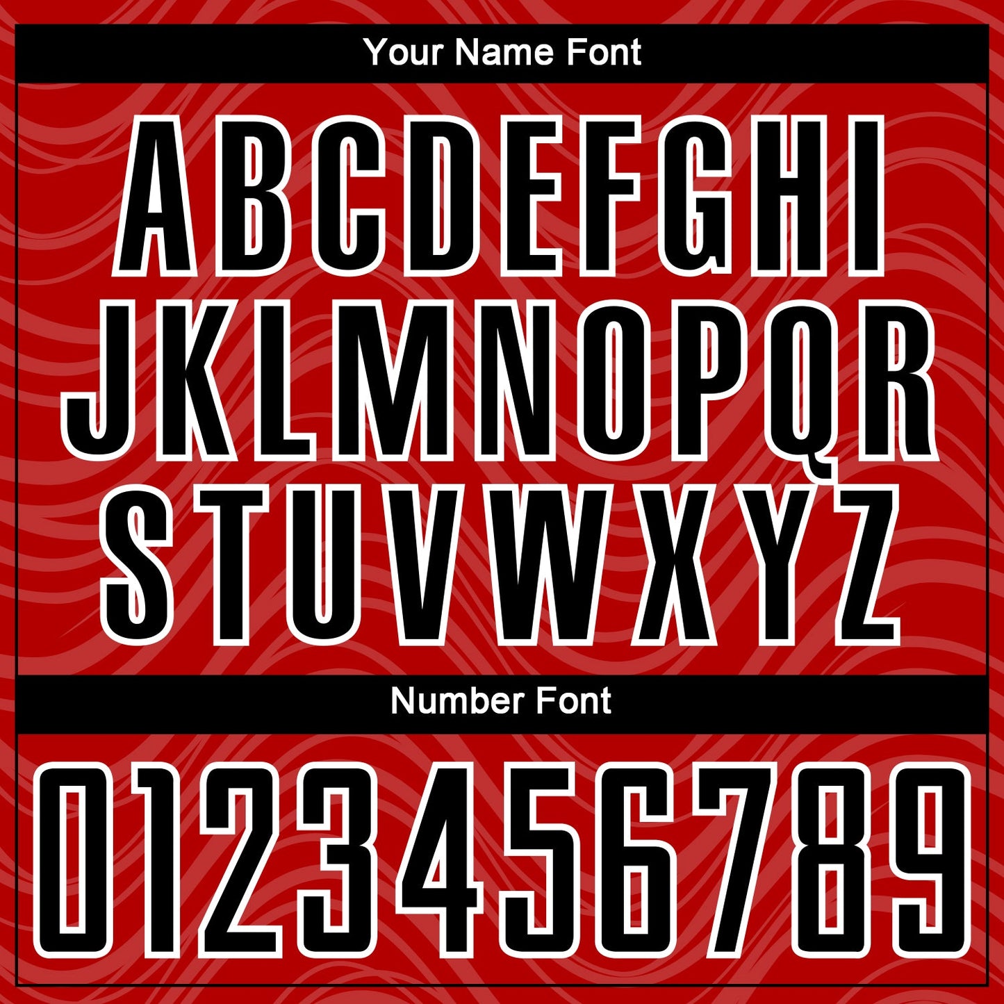 Custom Red Black-White Wavy Lines Sublimation Soccer Uniform Jersey Limited