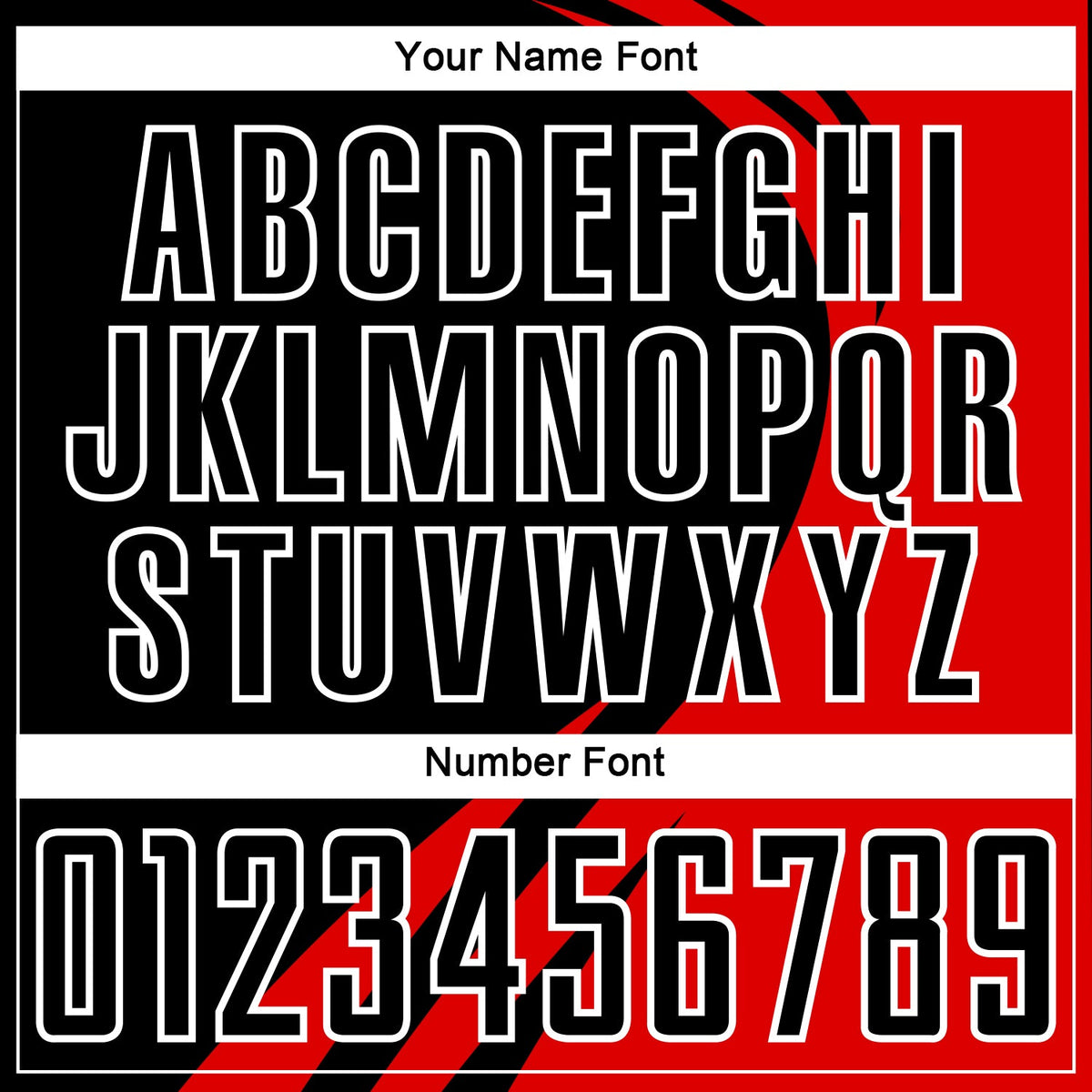 Custom Red Black-White Curve Lines Sublimation Soccer Uniform Jersey Limited