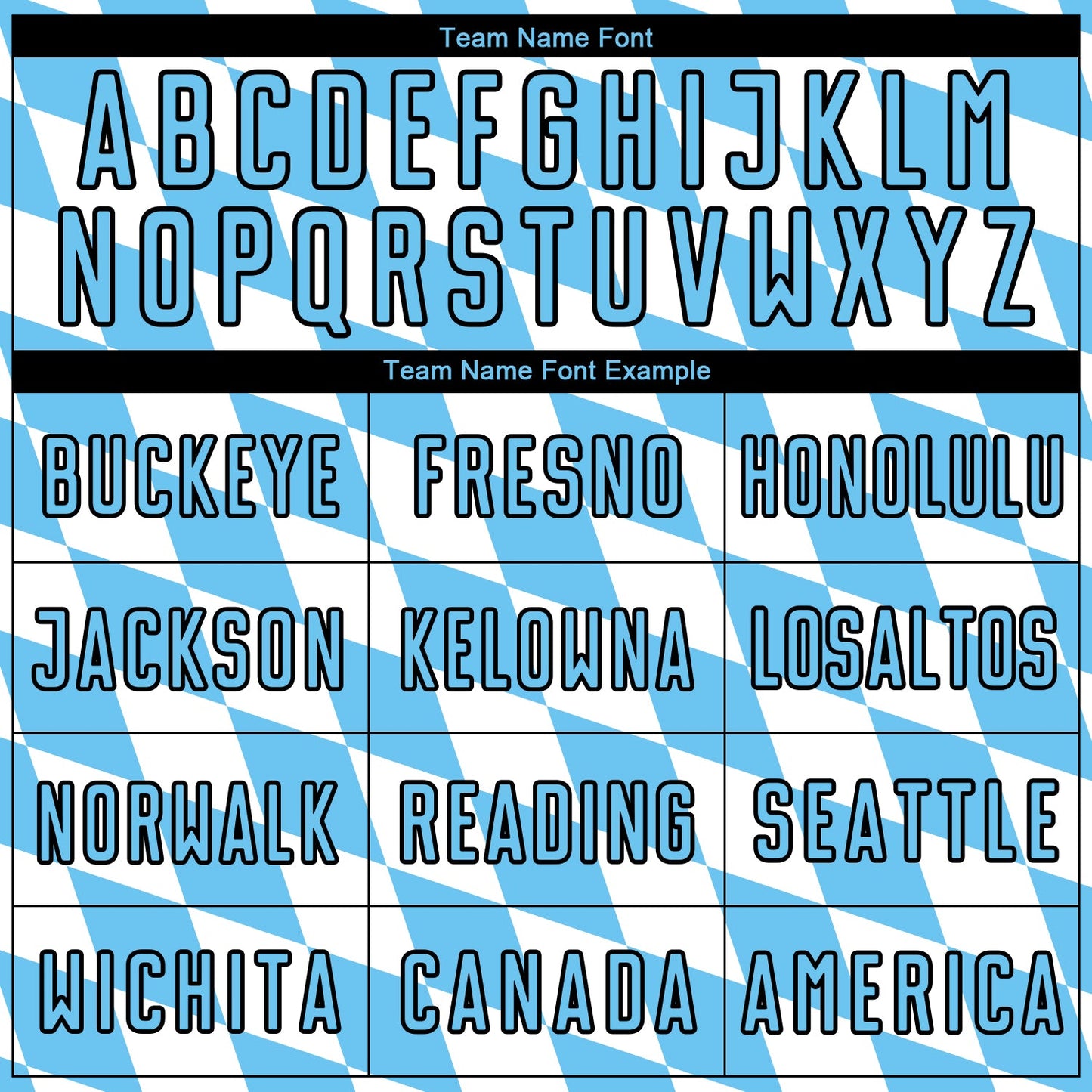 Custom White Sky Blue-Black Bavarian Flag Sublimation Soccer Uniform Jersey Limited