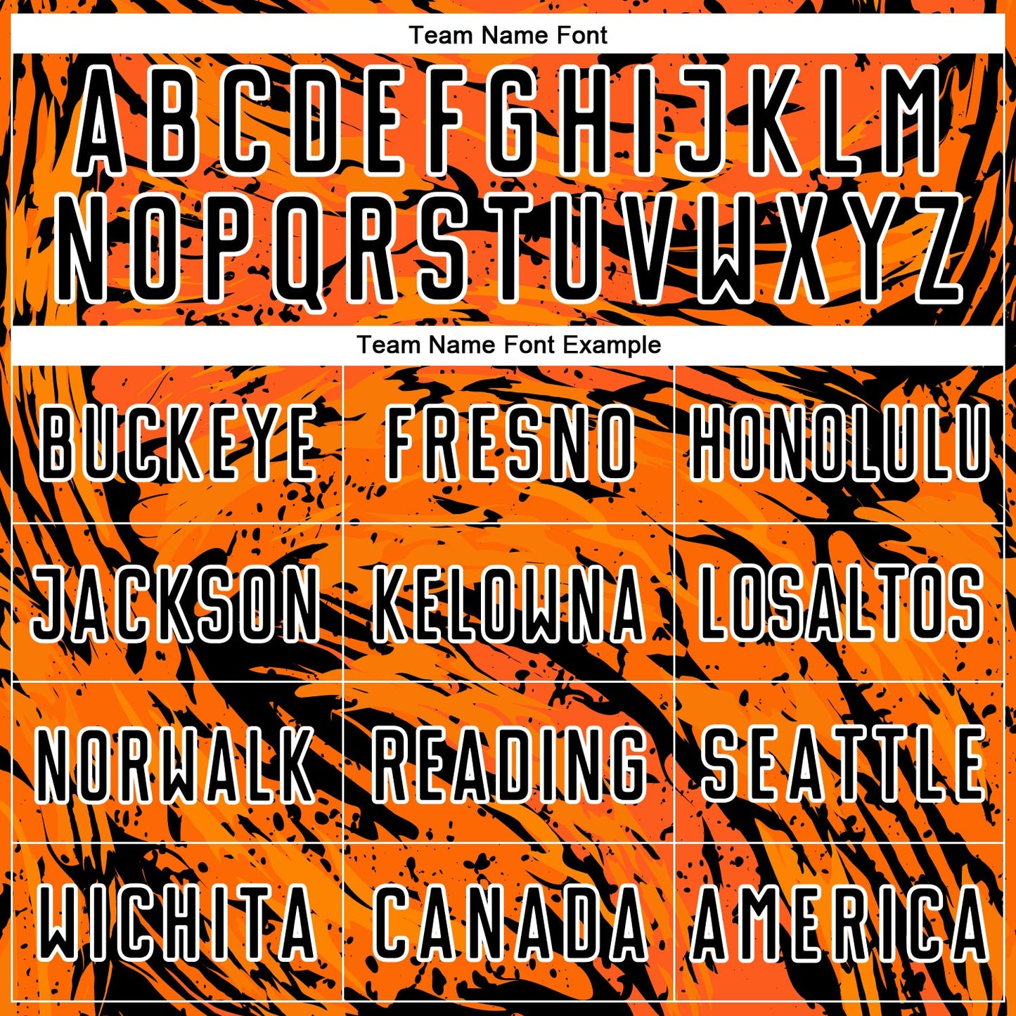 Custom Bay Orange Black-White Abstract Fluid Sublimation Soccer Uniform Jersey Limited