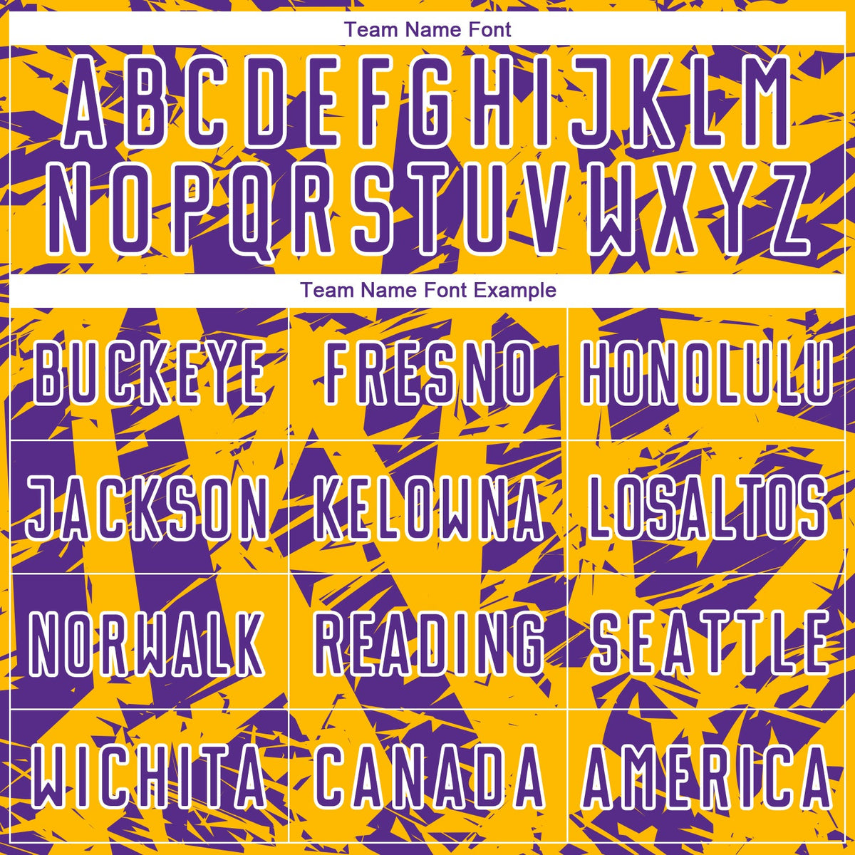 Custom Purple Gold-White Irregular Shapes Sublimation Soccer Uniform Jersey Limited