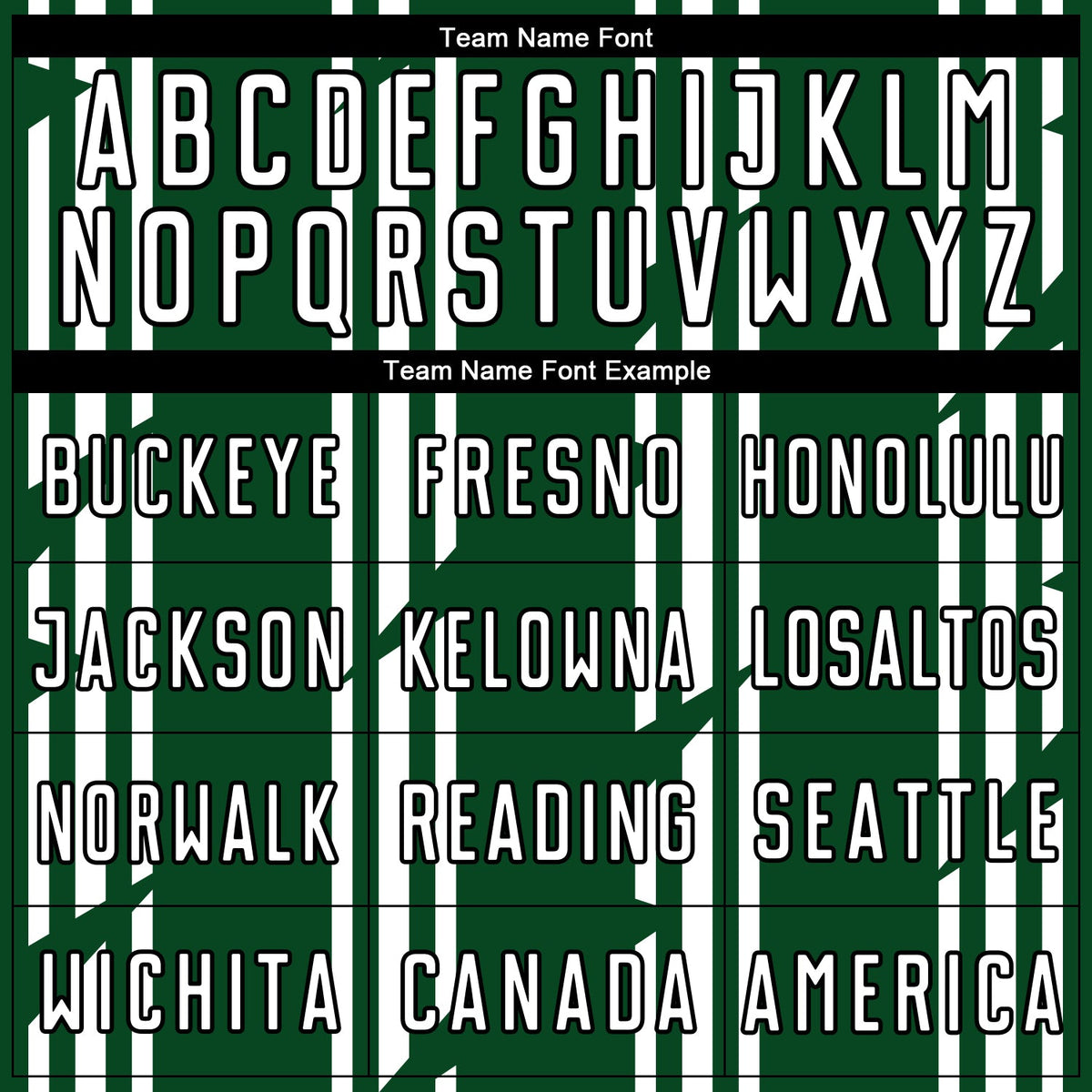 Custom Green White-Black Pinstripe Sublimation Soccer Uniform Jersey Limited