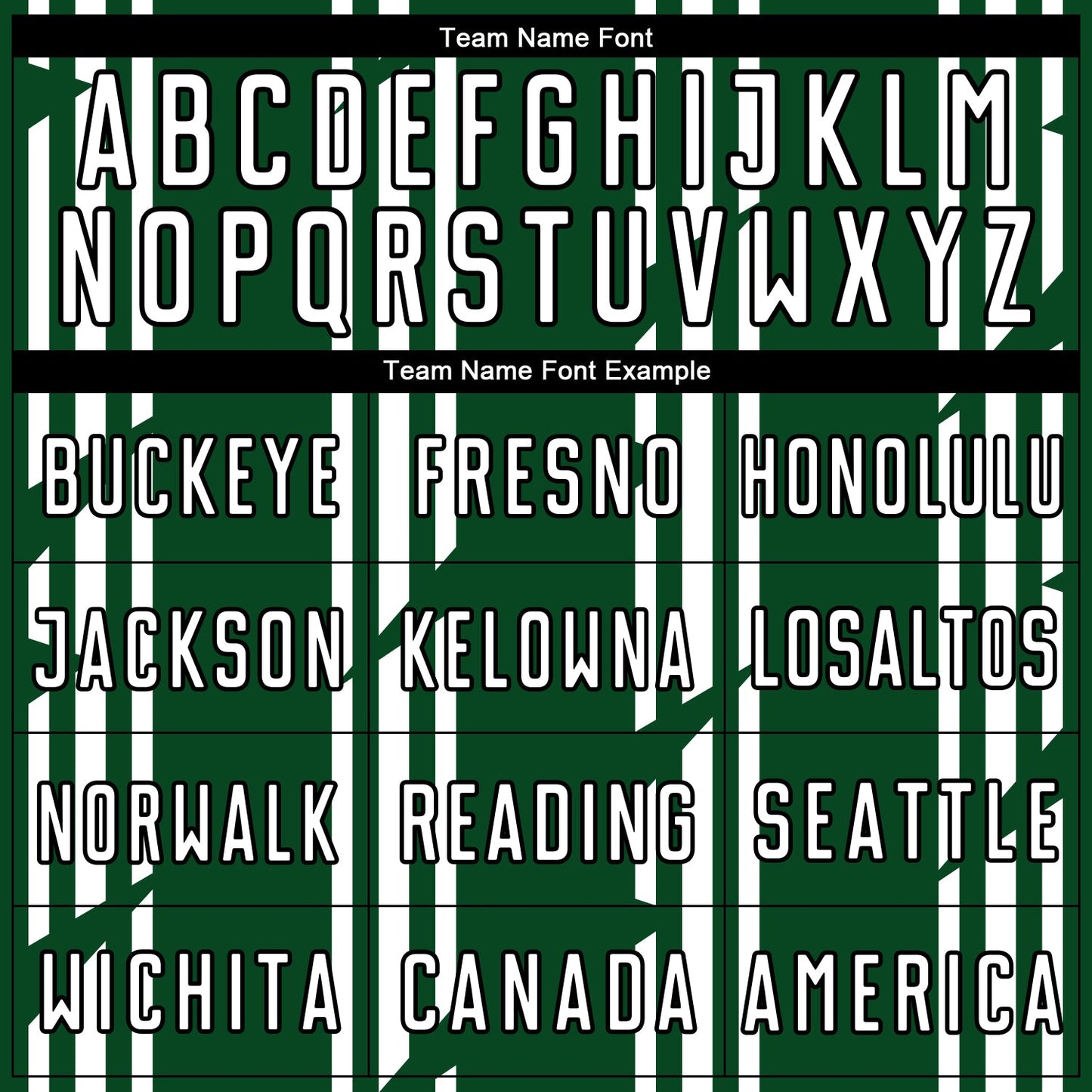 Custom Green White-Black Pinstripe Sublimation Soccer Uniform Jersey Limited