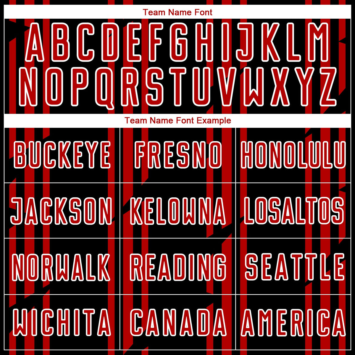 Custom Black Red-White Pinstripe Sublimation Soccer Uniform Jersey Limited