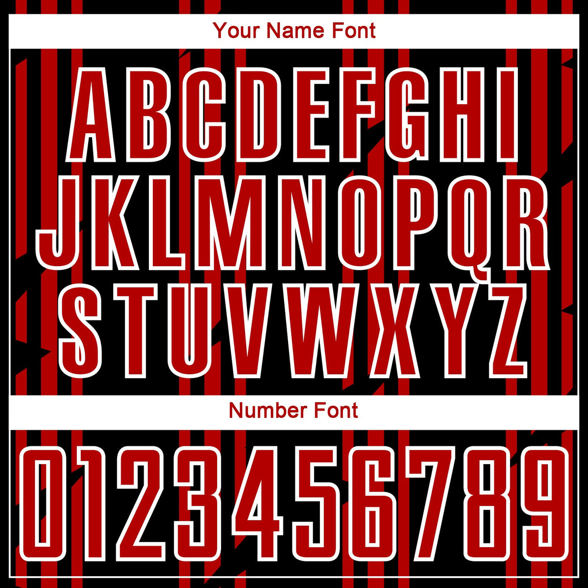 Custom Black Red-White Pinstripe Sublimation Soccer Uniform Jersey Limited