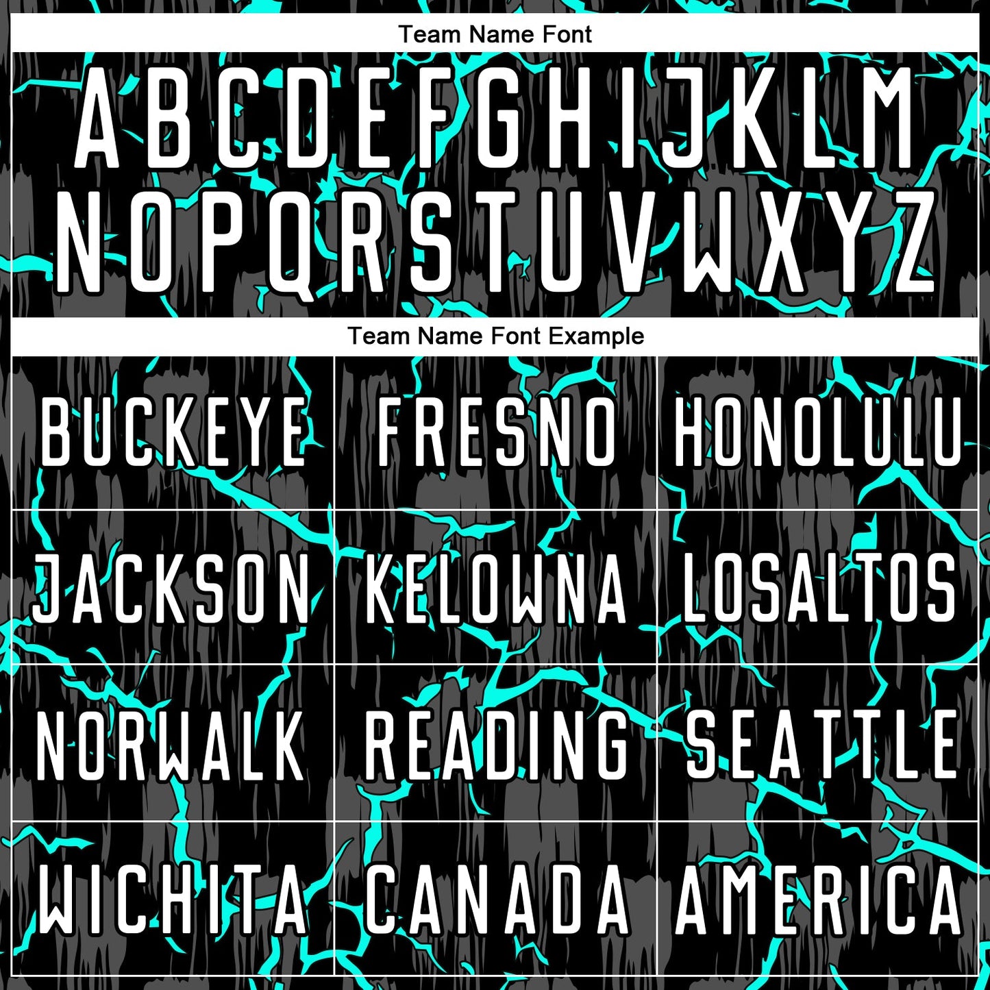 Custom Black White-Aqua Lightning Sublimation Soccer Uniform Jersey Limited