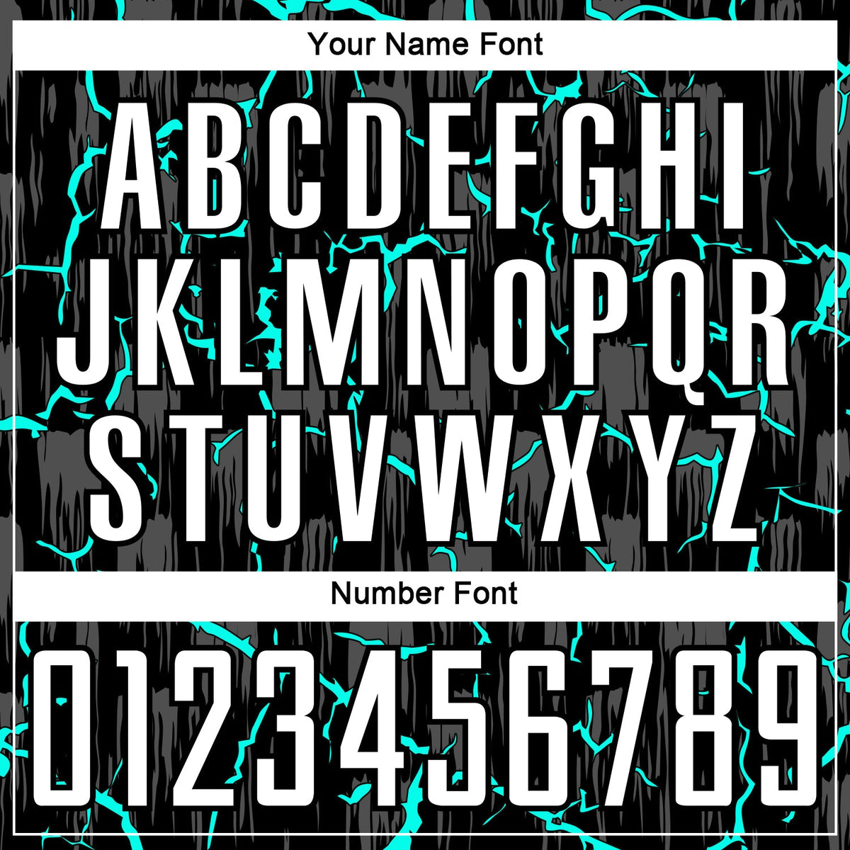 Custom Black White-Aqua Lightning Sublimation Soccer Uniform Jersey Limited