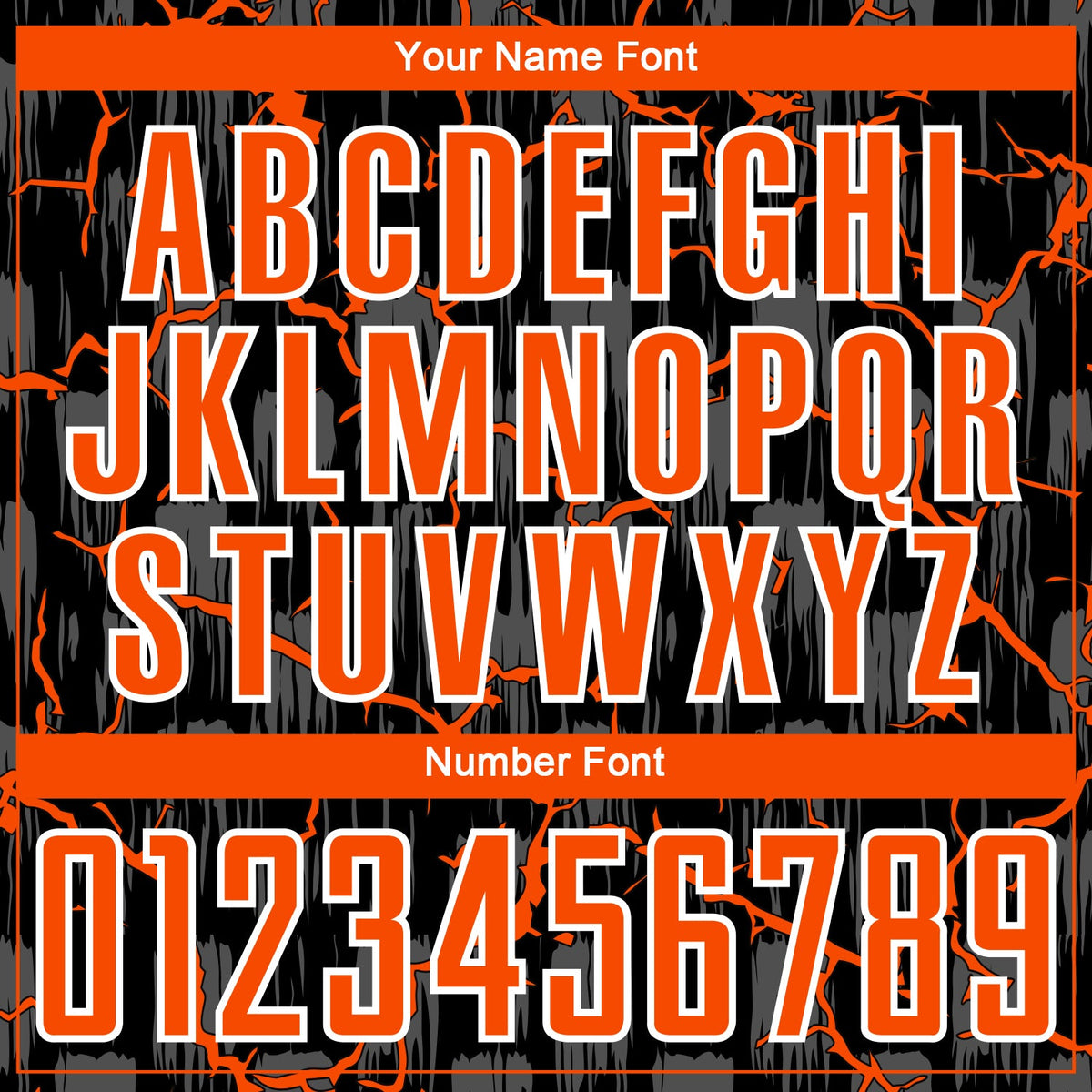 Custom Black Orange-White Pink Lightning Sublimation Soccer Uniform Jersey Limited