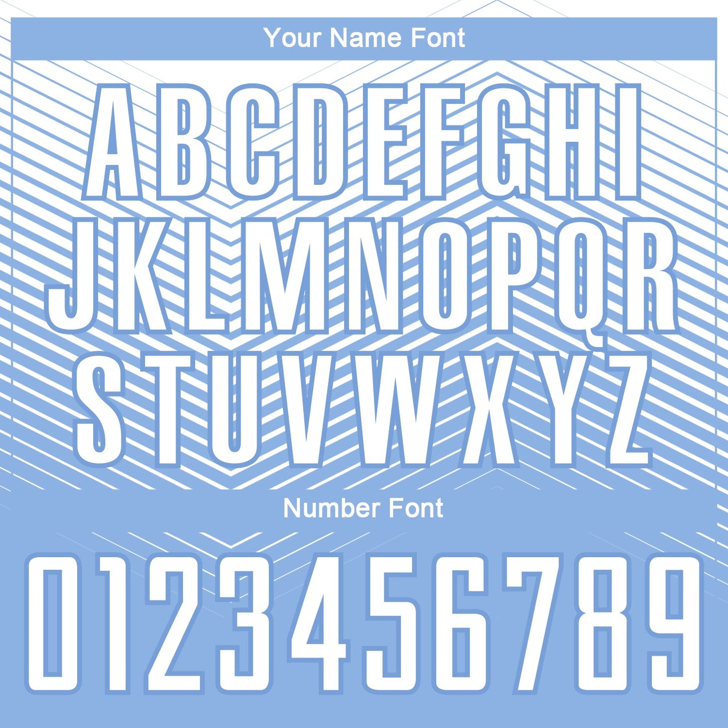 Custom Light Blue White Lines Sublimation Soccer Uniform Jersey Limited