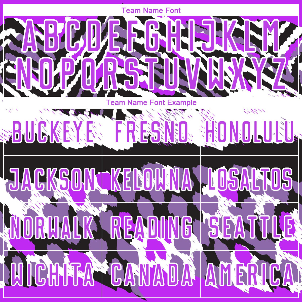 Custom Purple Black-White Animal Print Sublimation Soccer Uniform Jersey Limited