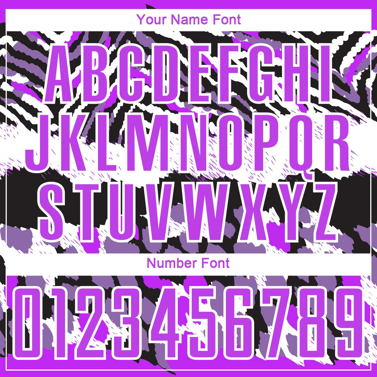 Custom Purple Black-White Animal Print Sublimation Soccer Uniform Jersey Limited