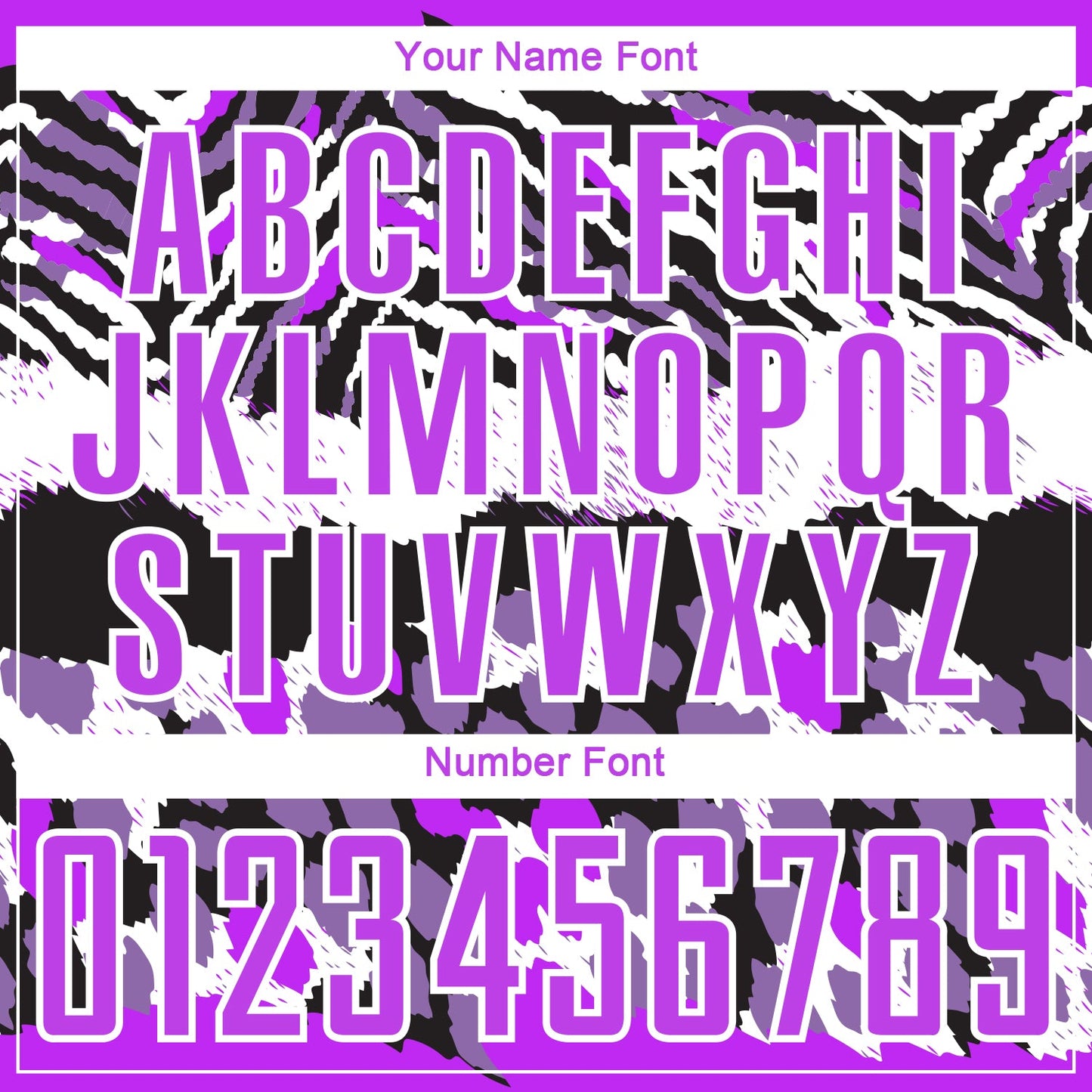 Custom Purple Black-White Animal Print Sublimation Soccer Uniform Jersey Limited