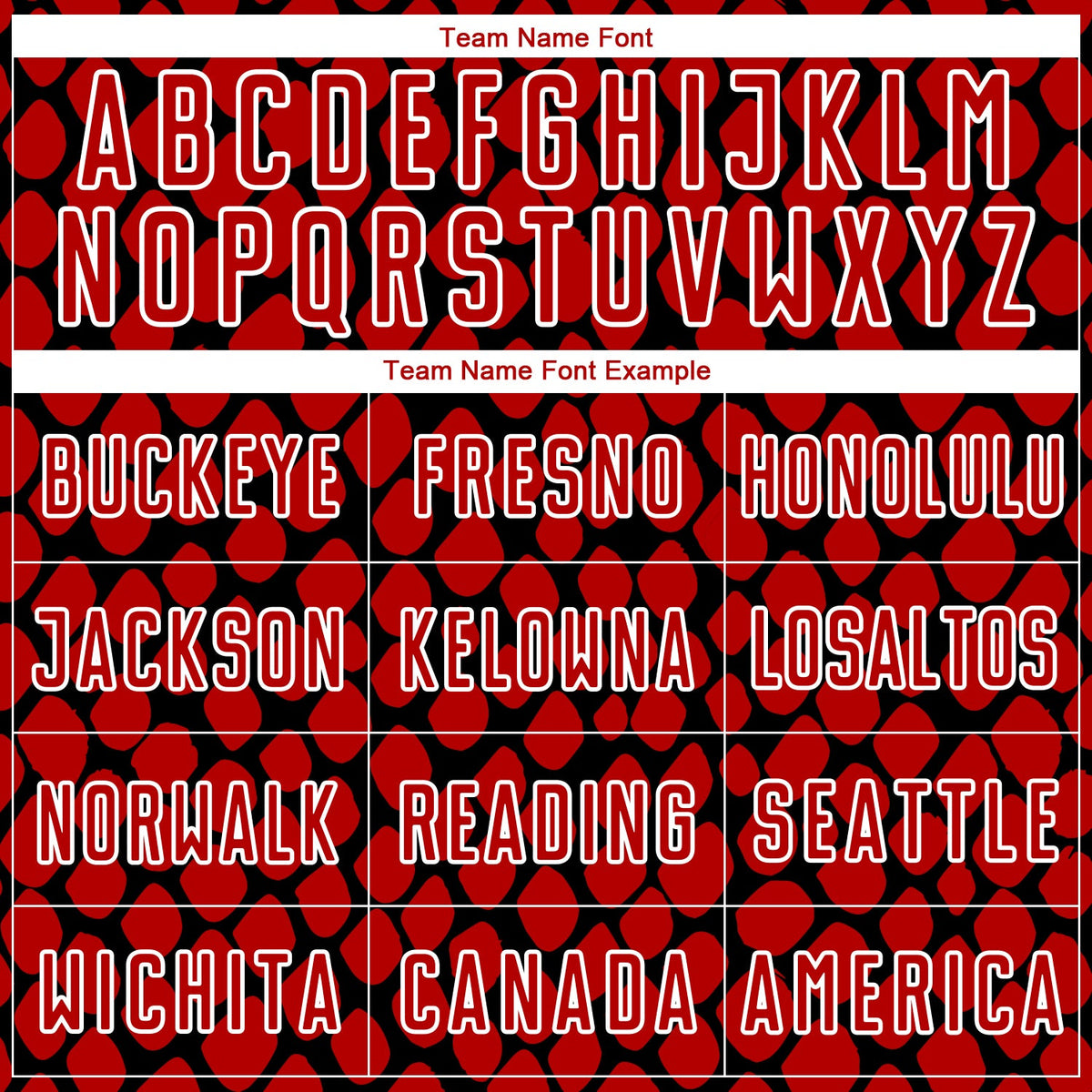 Custom Red Black-White Snake Skin Sublimation Soccer Uniform Jersey Limited