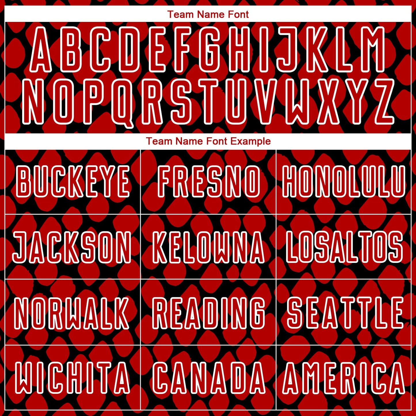 Custom Red Black-White Snake Skin Sublimation Soccer Uniform Jersey Limited