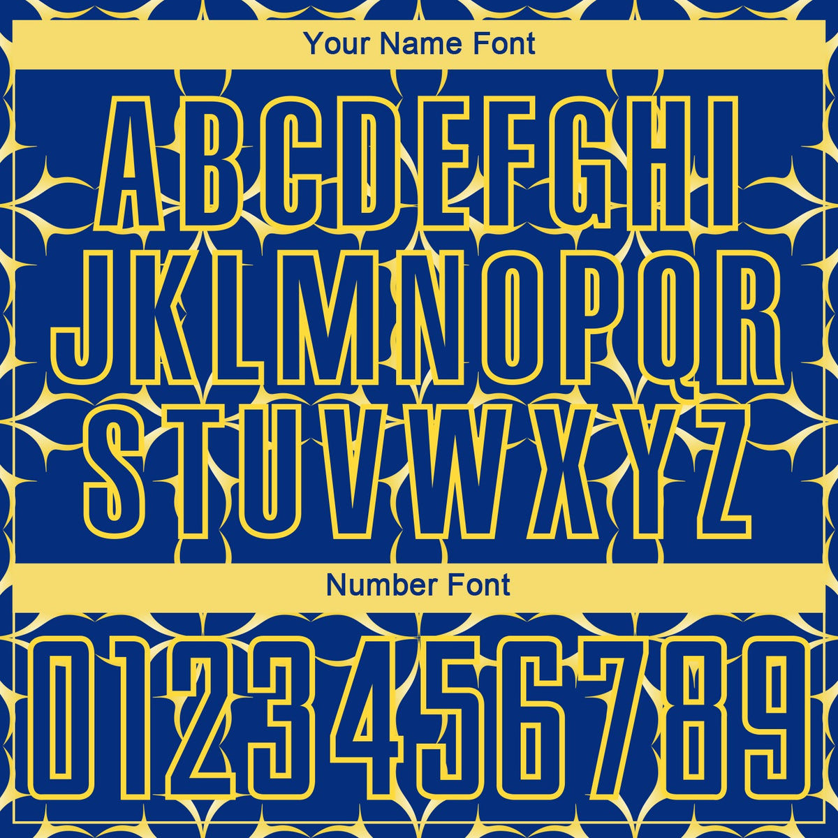 Custom Royal Yellow Damask Pattern Sublimation Soccer Uniform Jersey Limited