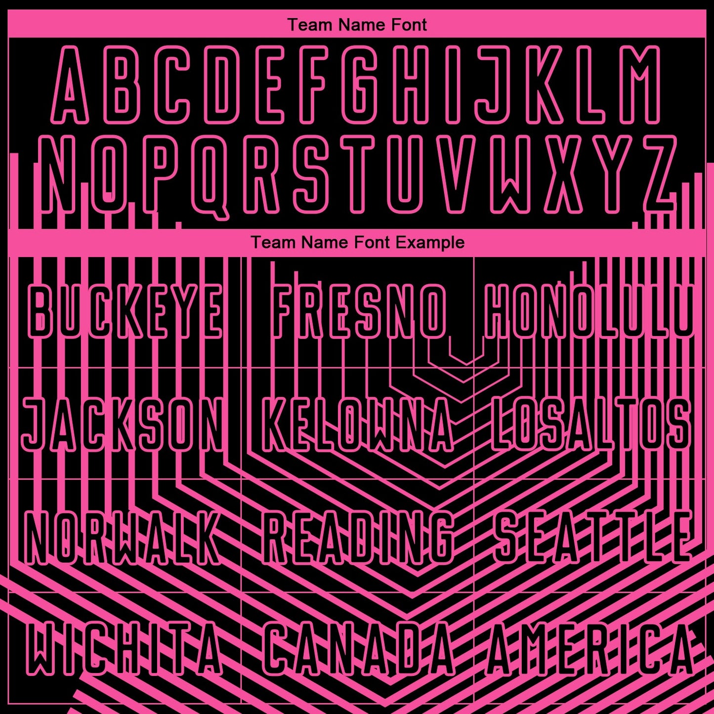 Custom Black Pink Geometric Lines Sublimation Soccer Uniform Jersey Limited