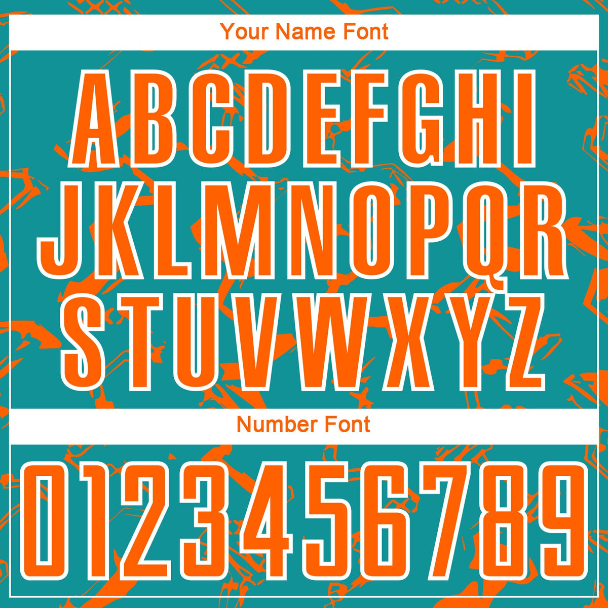 Custom Teal Orange-White Abstract Lines Sublimation Soccer Uniform Jersey Limited