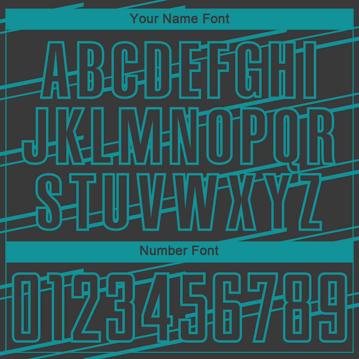 Custom Black Teal Lines Sublimation Soccer Uniform Jersey Limited