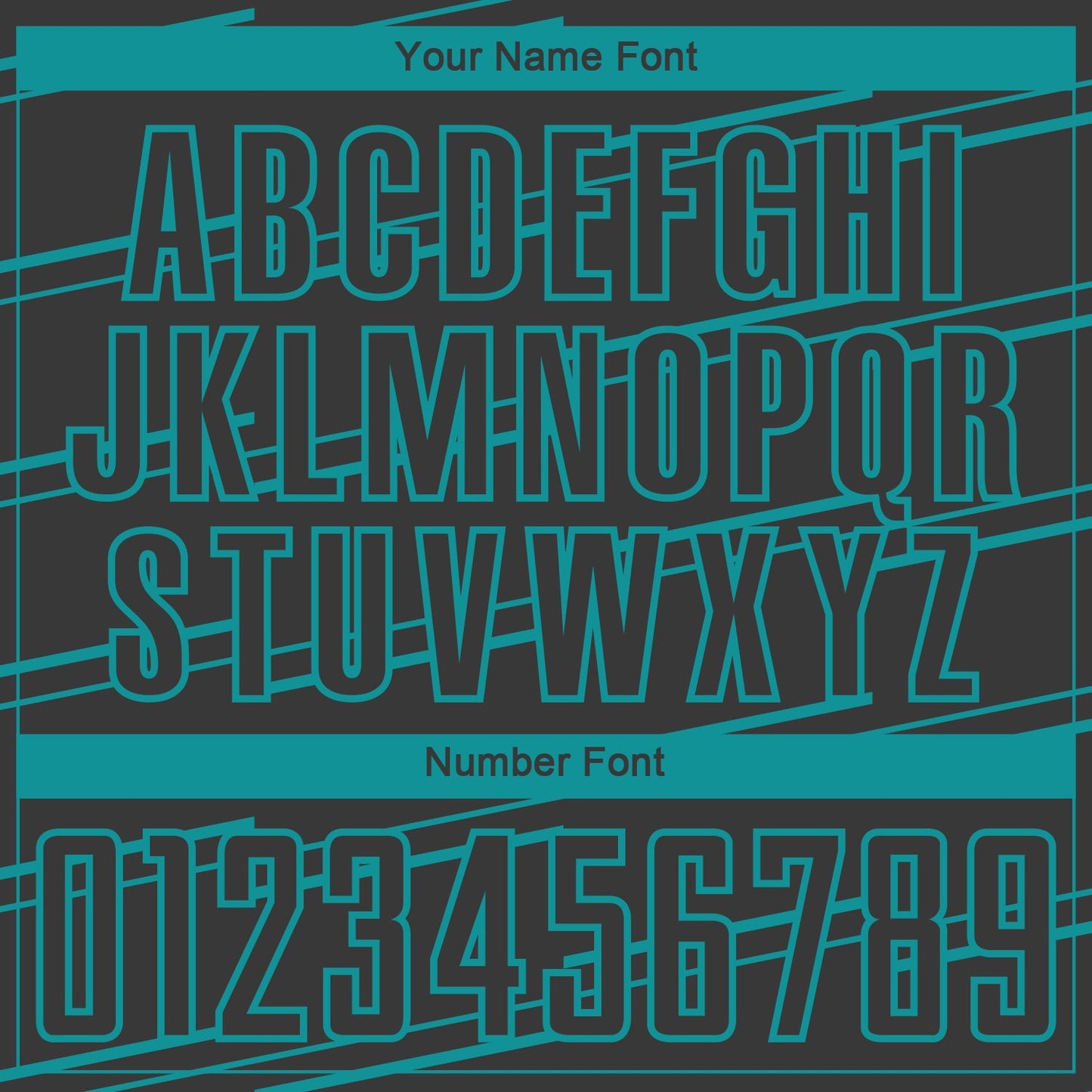 Custom Black Teal Lines Sublimation Soccer Uniform Jersey Limited