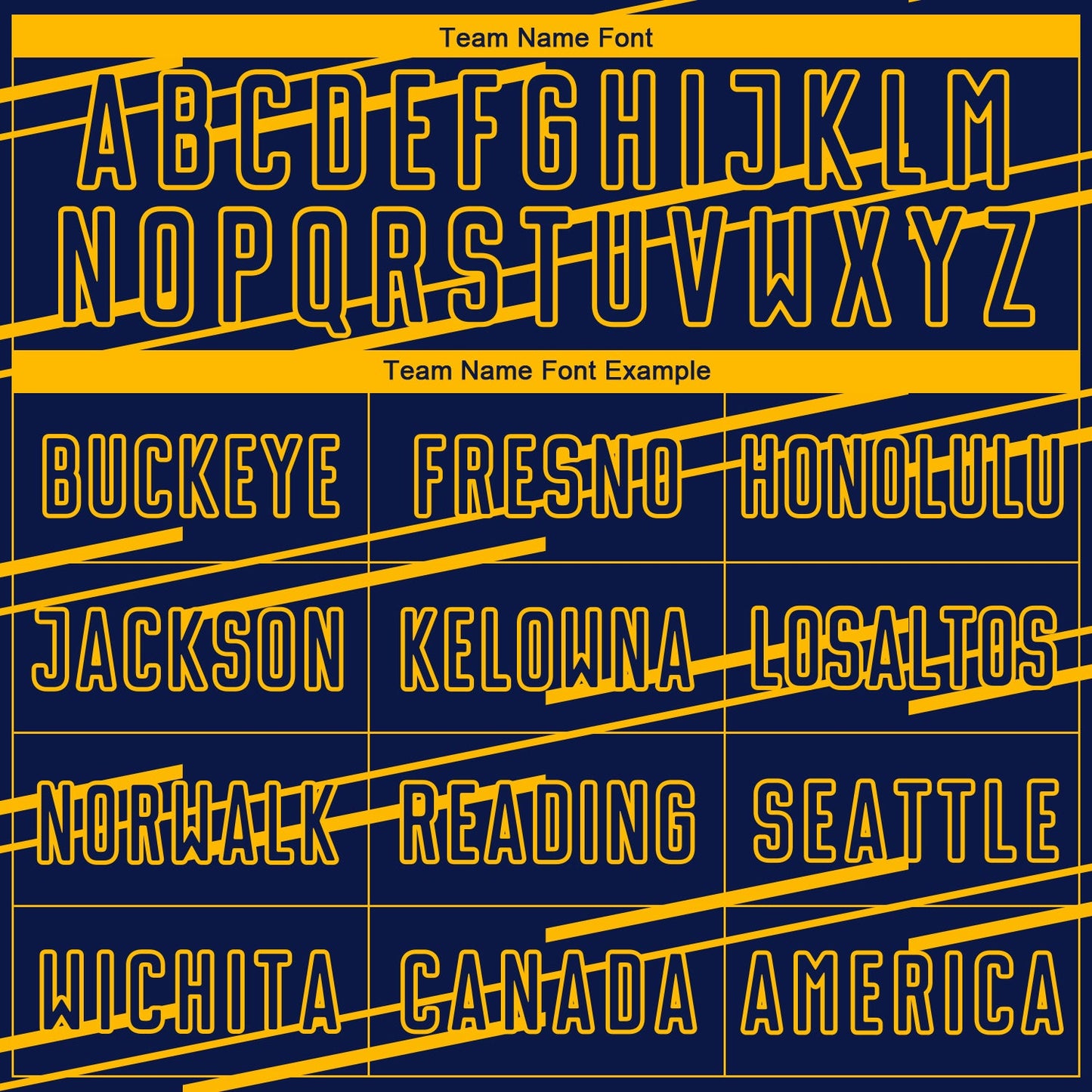 Custom Navy Yellow Lines Sublimation Soccer Uniform Jersey Limited