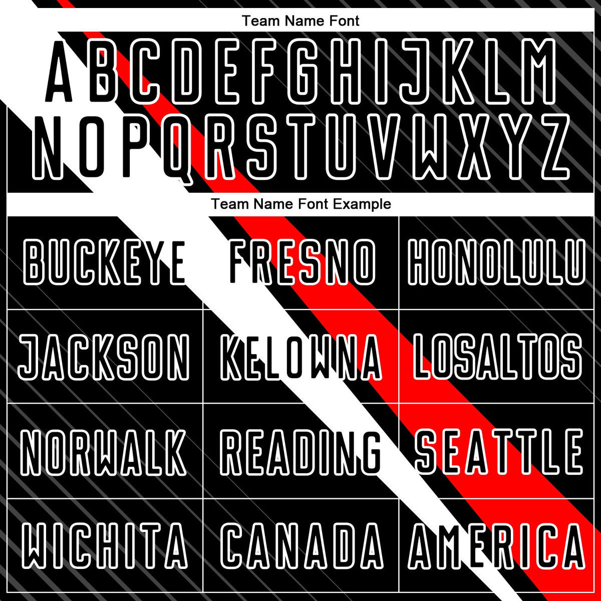 Custom Black Red-White Diagonal Lines Sublimation Soccer Uniform Jersey Limited