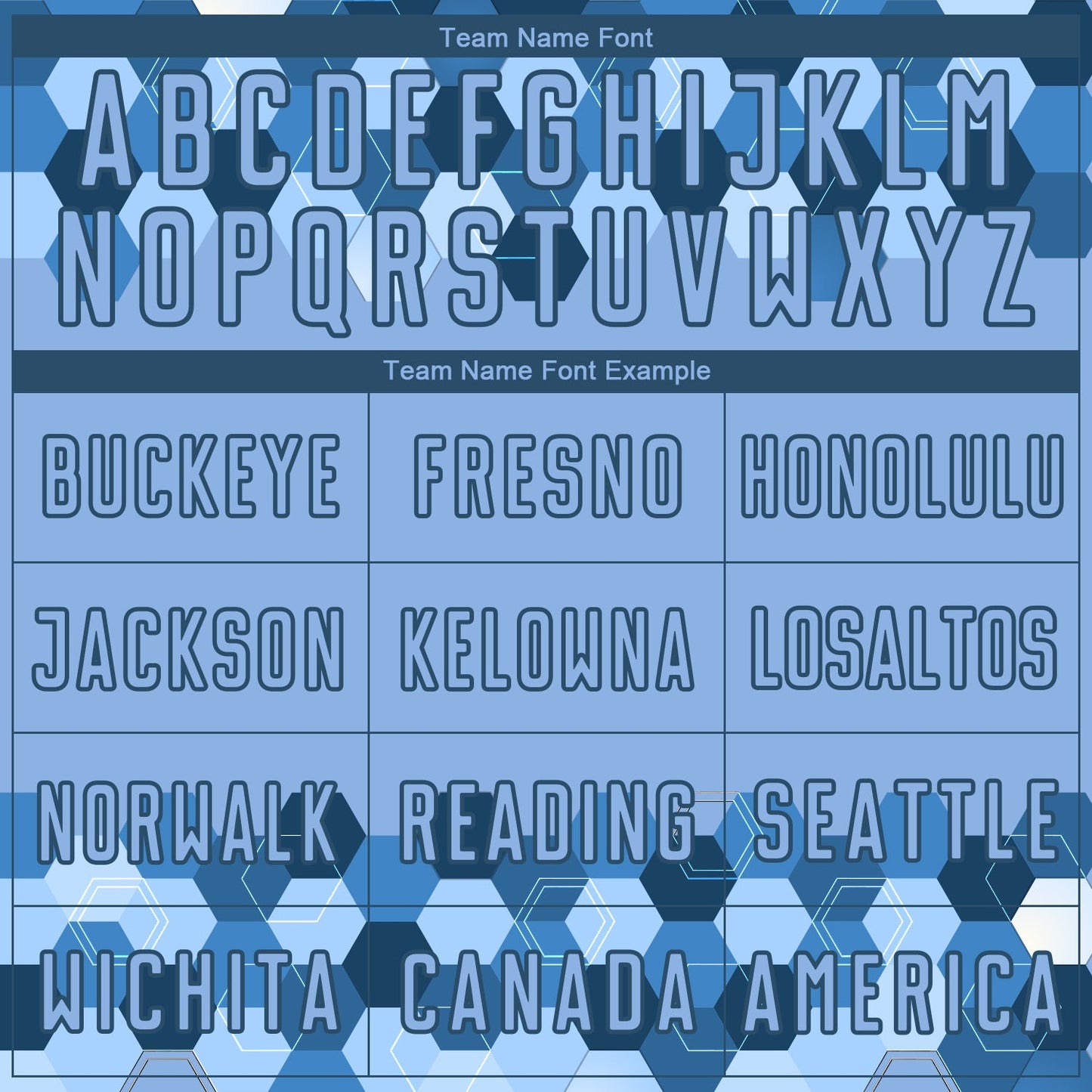 Custom Light Blue Black Geometric Shapes Sublimation Soccer Uniform Jersey Limited