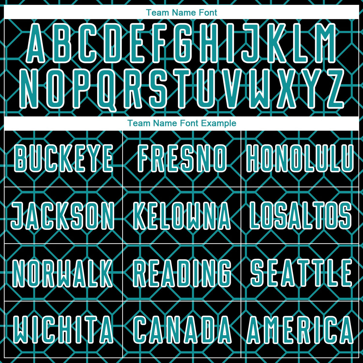 Custom Black Teal-White Geometric Shapes Sublimation Soccer Uniform Jersey Limited