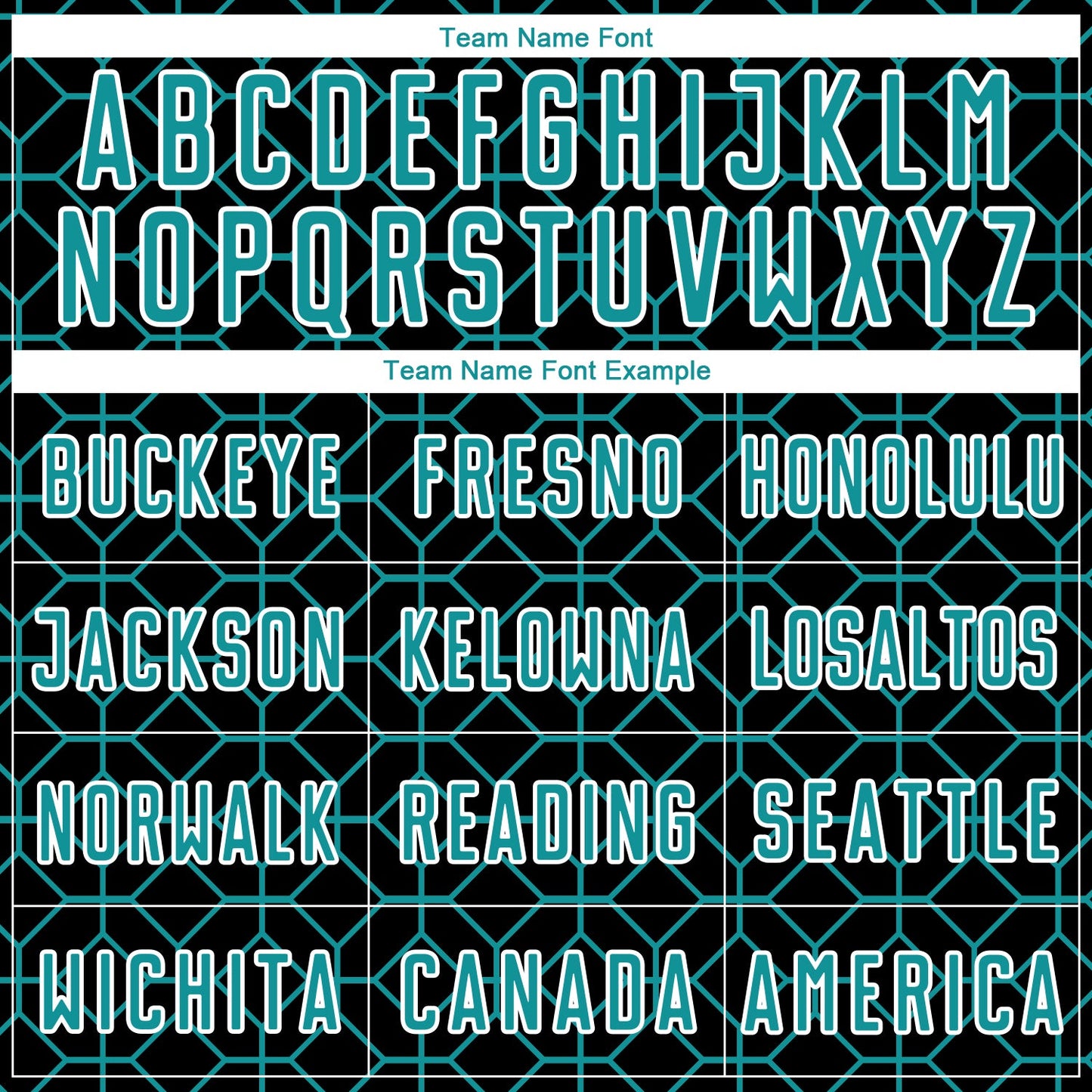 Custom Black Teal-White Geometric Shapes Sublimation Soccer Uniform Jersey Limited