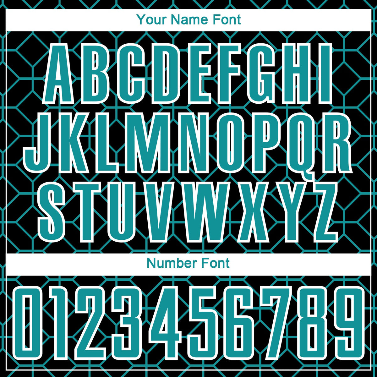 Custom Black Teal-White Geometric Shapes Sublimation Soccer Uniform Jersey Limited