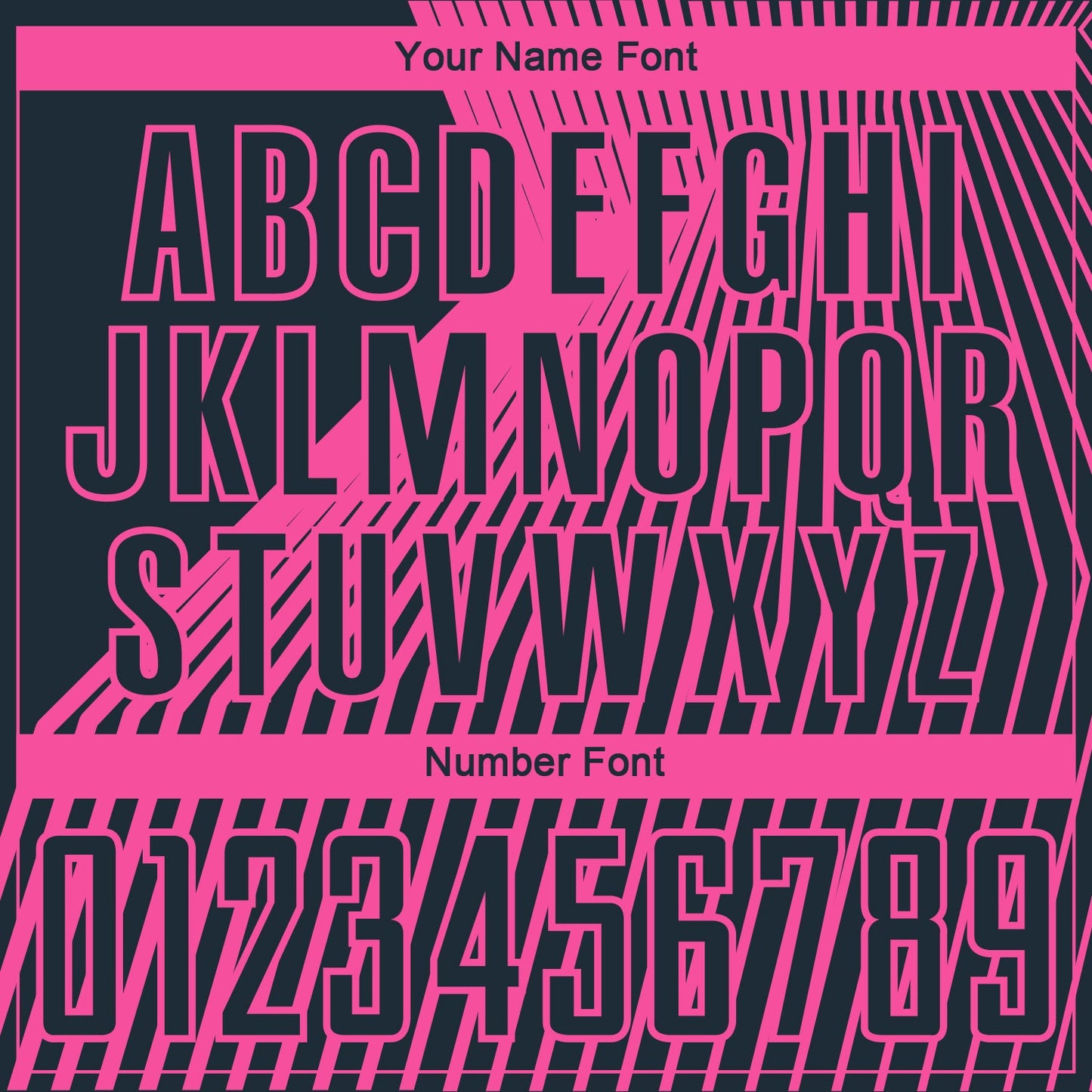 Custom Navy Pink Lines Sublimation Soccer Uniform Jersey Limited