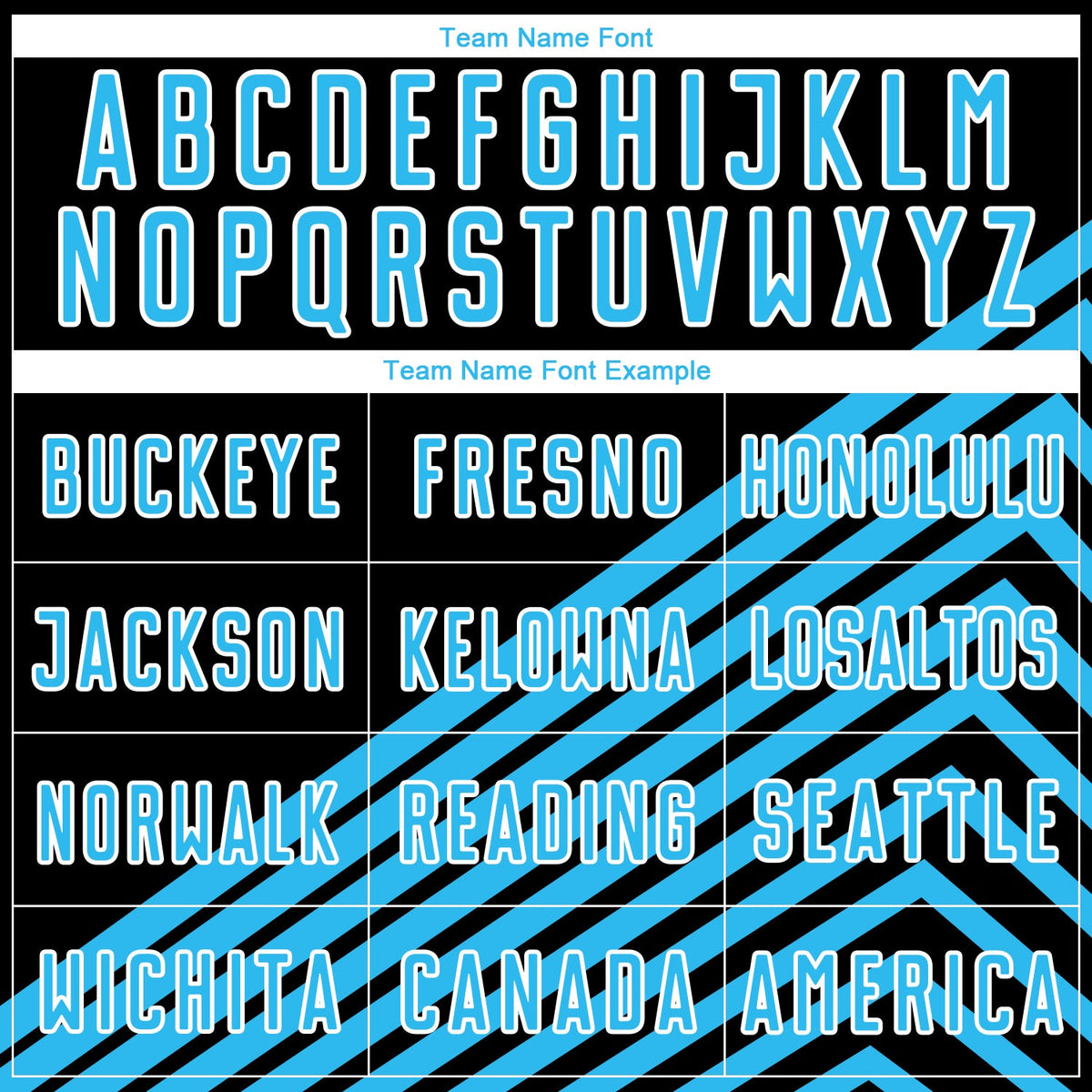 Custom Black Sky Blue-White Lines Sublimation Soccer Uniform Jersey Limited