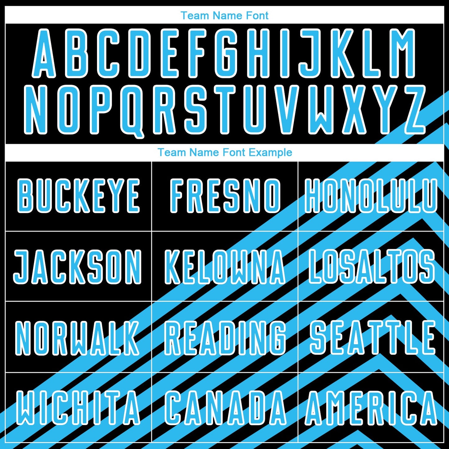 Custom Black Sky Blue-White Lines Sublimation Soccer Uniform Jersey Limited