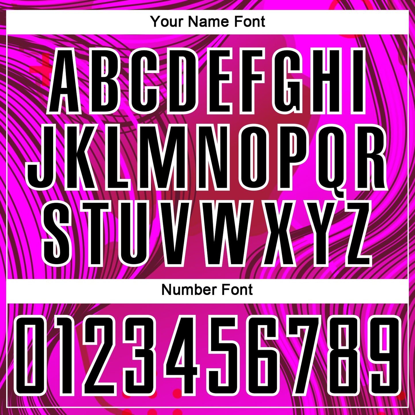 Custom Hot Pink Black-White Waves Sublimation Soccer Uniform Jersey Limited