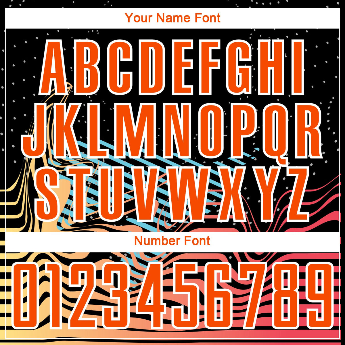 Custom Black Orange-White Lines Sublimation Soccer Uniform Jersey Limited